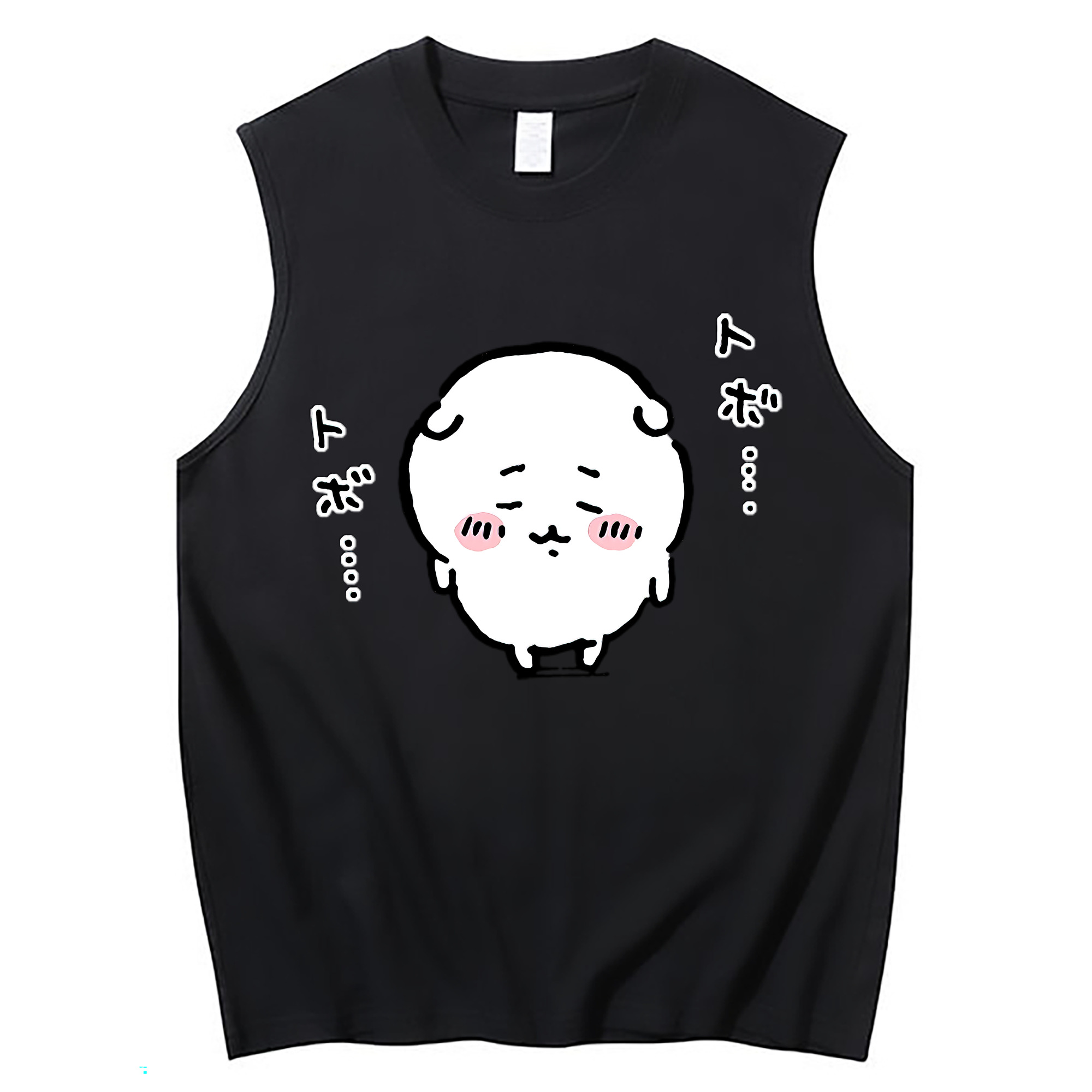 （画像用） ちいかわ ちいかわ Chii-kawa chiikawa コットン100％タンクトップ（フロントプリント）