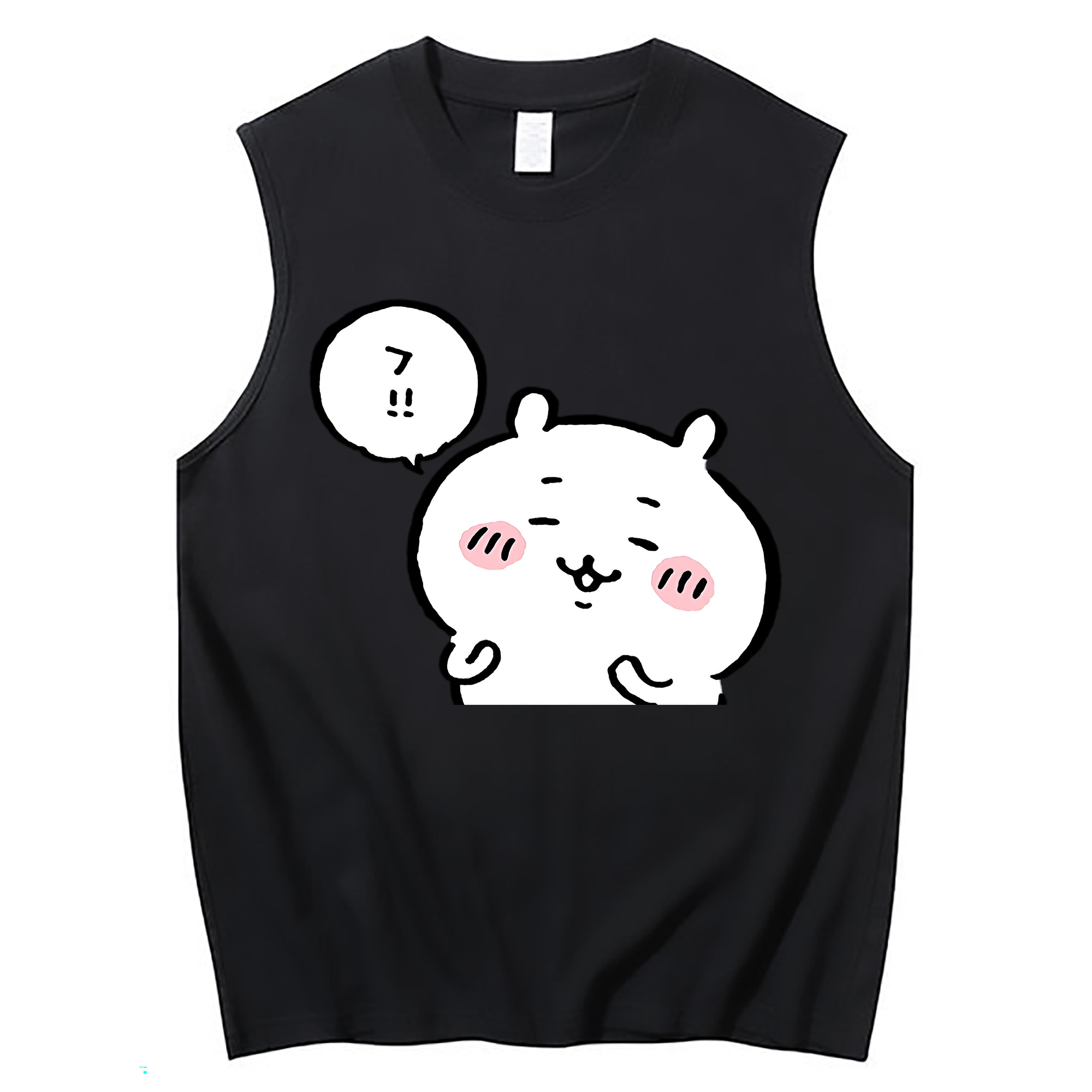 （画像用） ちいかわ ちいかわ Chii-kawa chiikawa コットン100％タンクトップ（フロントプリント）