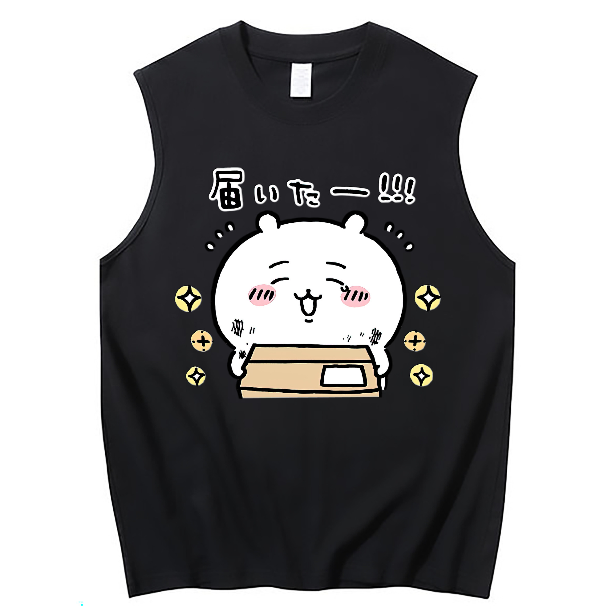 （画像用） ちいかわ ちいかわ Chii-kawa chiikawa コットン100％タンクトップ（フロントプリント）