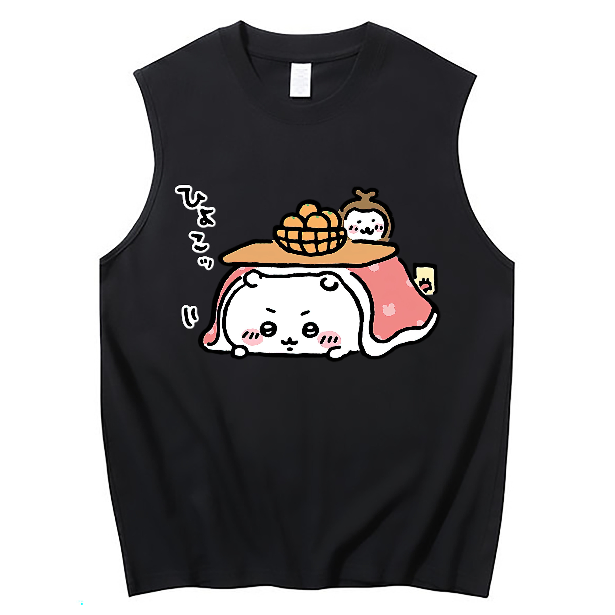 （画像用） ちいかわ ちいかわ Chii-kawa chiikawa コットン100％タンクトップ（フロントプリント）