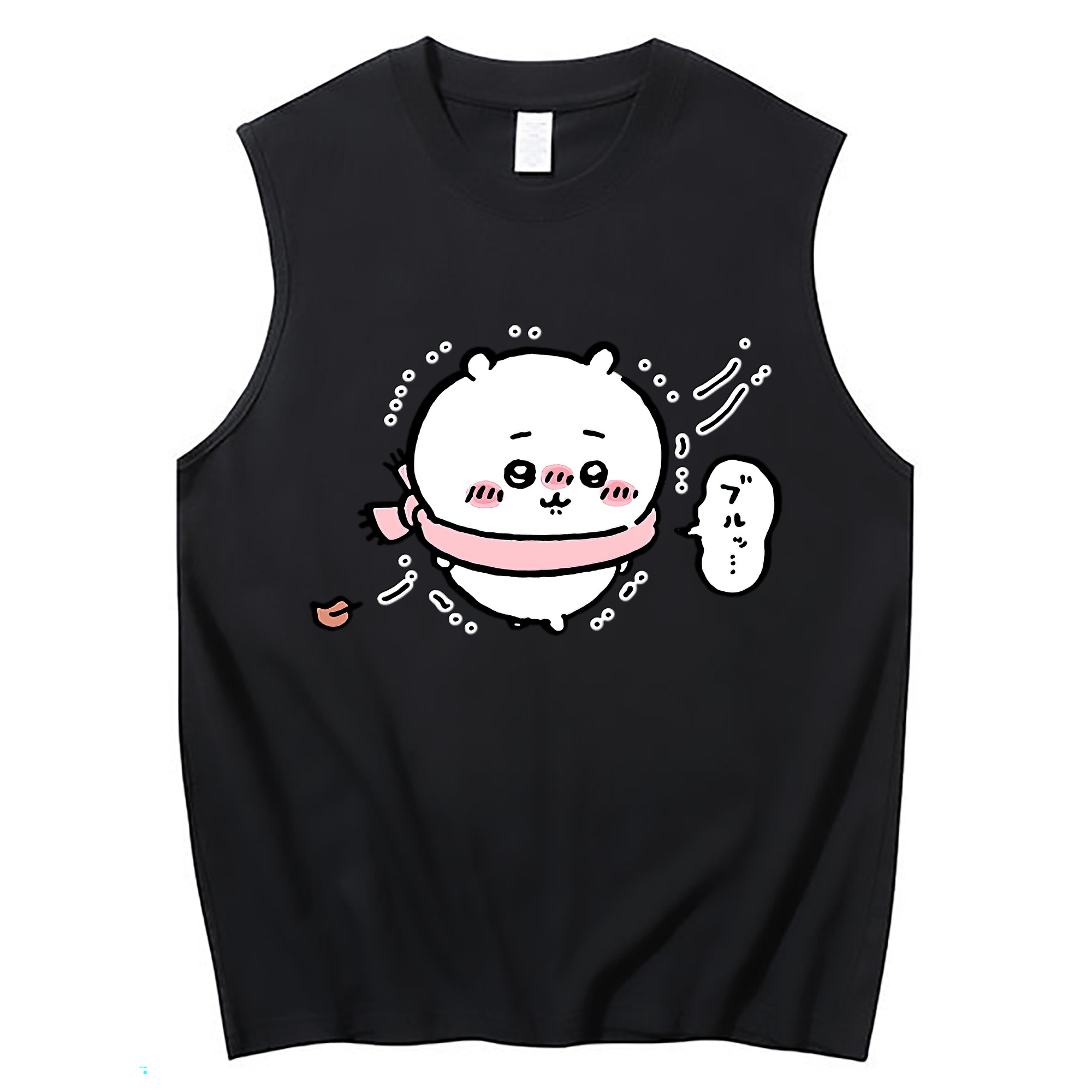 （画像用） ちいかわ ちいかわ Chii-kawa chiikawa コットン100％タンクトップ（フロントプリント）