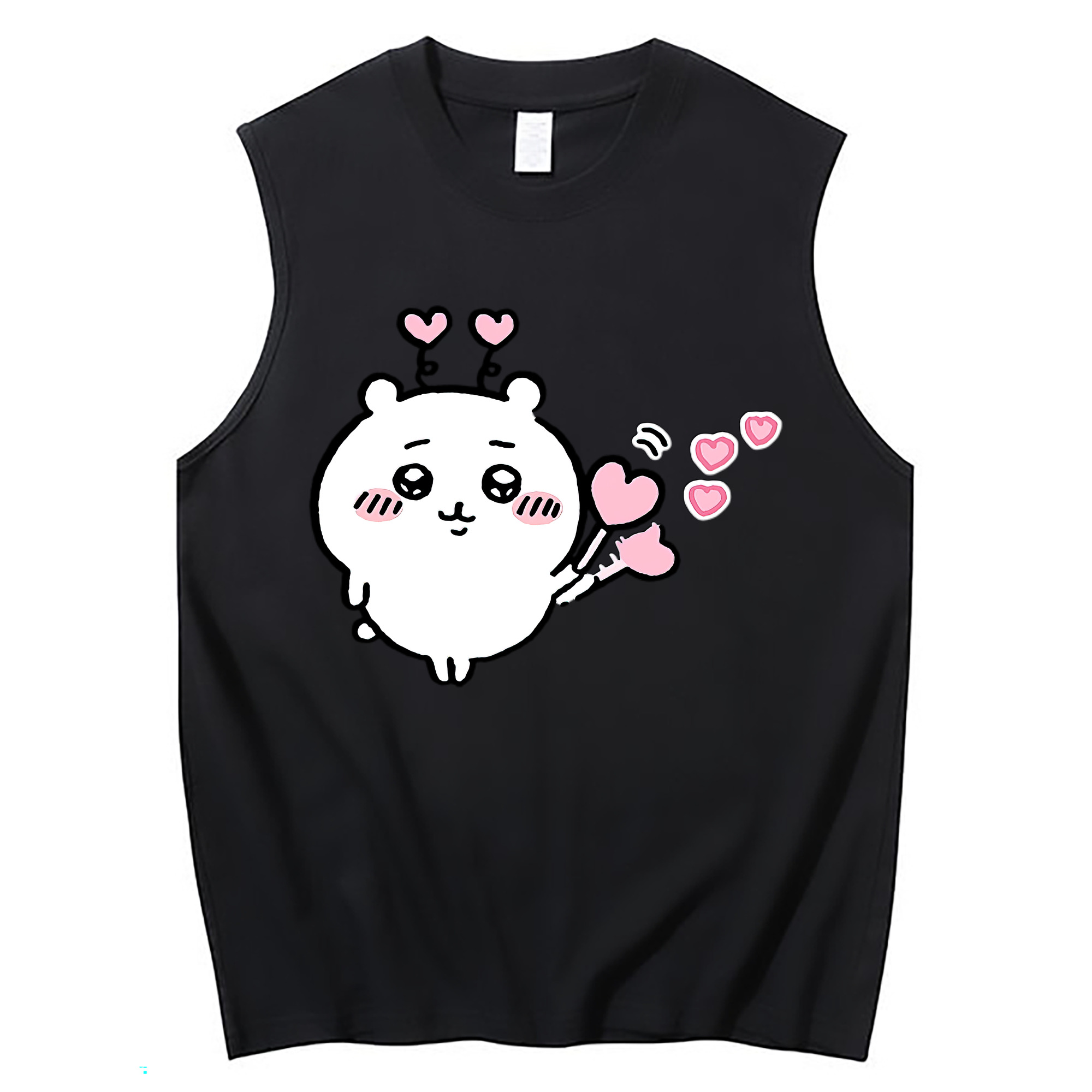 （画像用） ちいかわ ちいかわ Chii-kawa chiikawa コットン100％タンクトップ（フロントプリント）