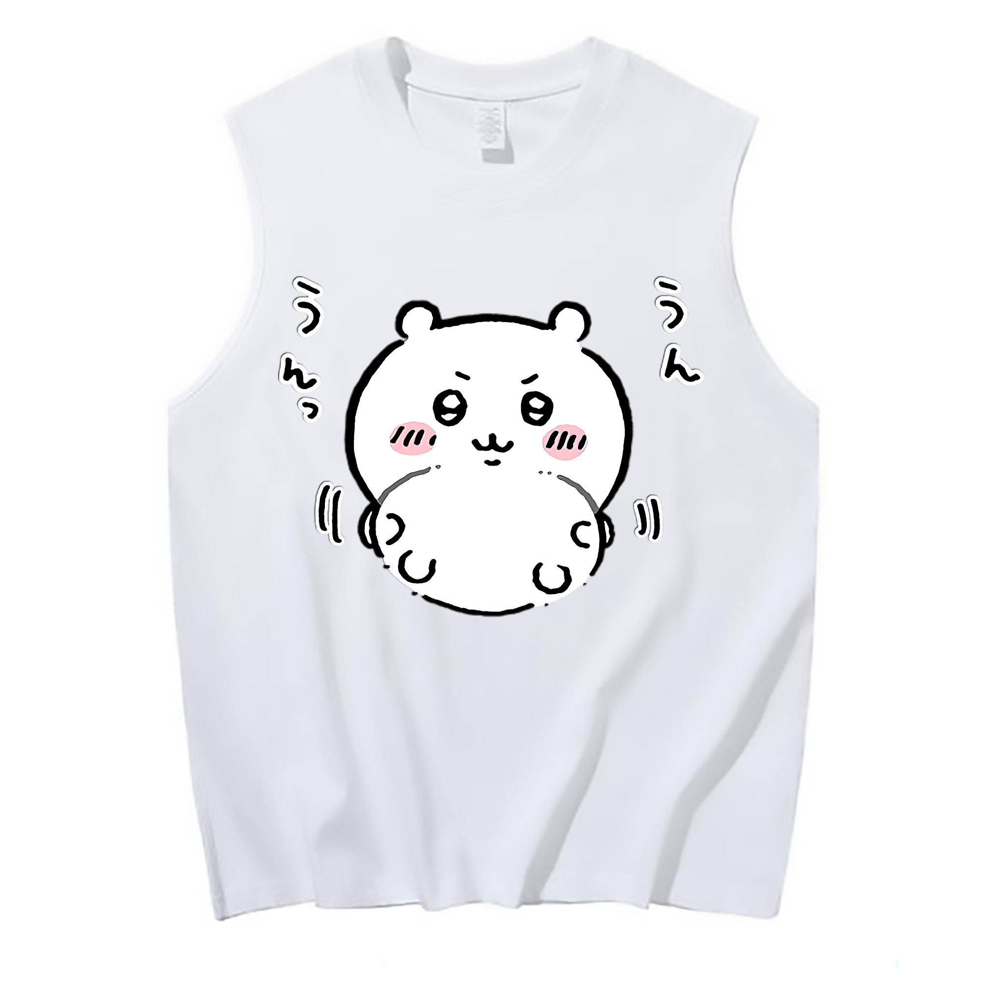 （画像用） ちいかわ ちいかわ Chii-kawa chiikawa コットン100％タンクトップ（フロントプリント）