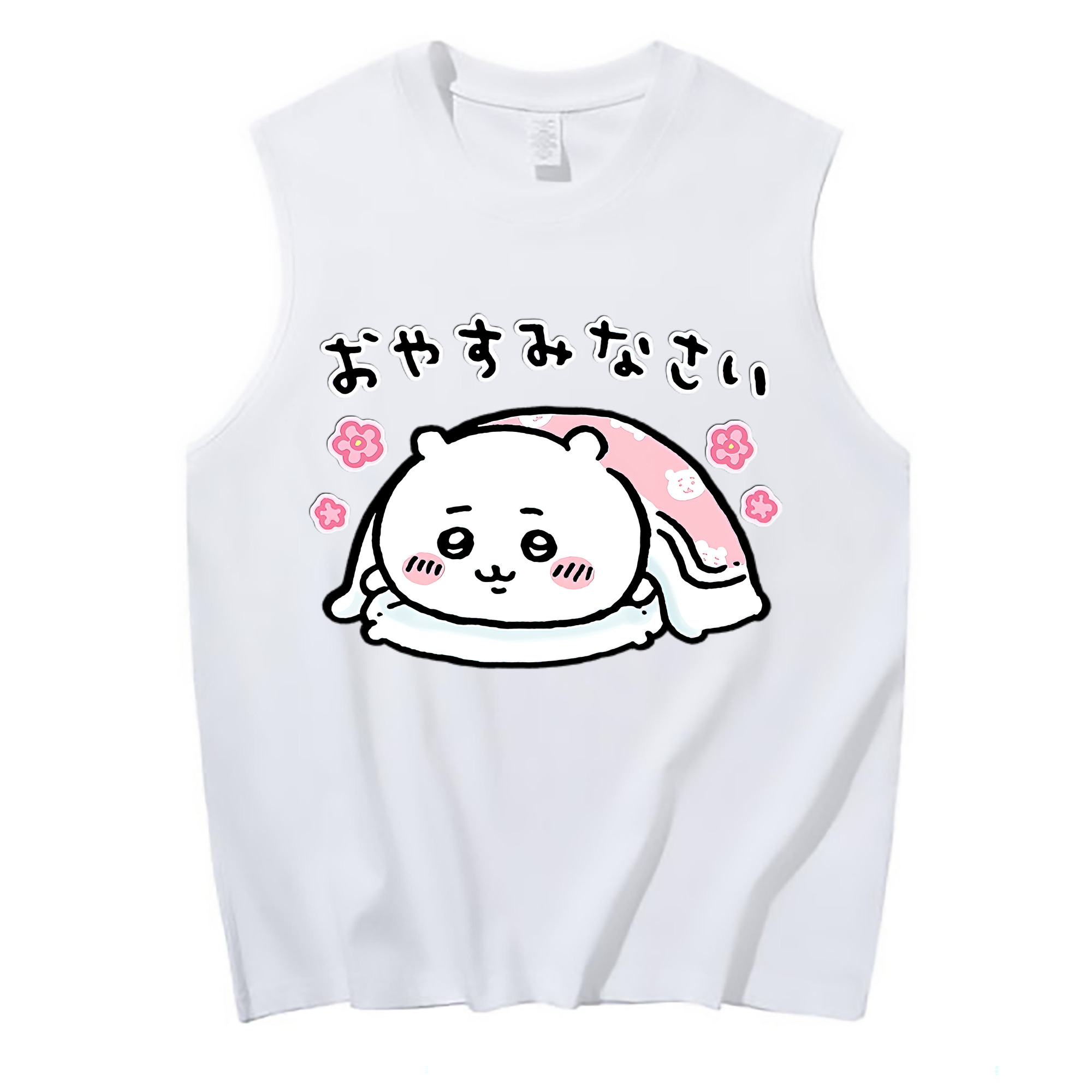 （画像用） ちいかわ ちいかわ Chii-kawa chiikawa コットン100％タンクトップ（フロントプリント）