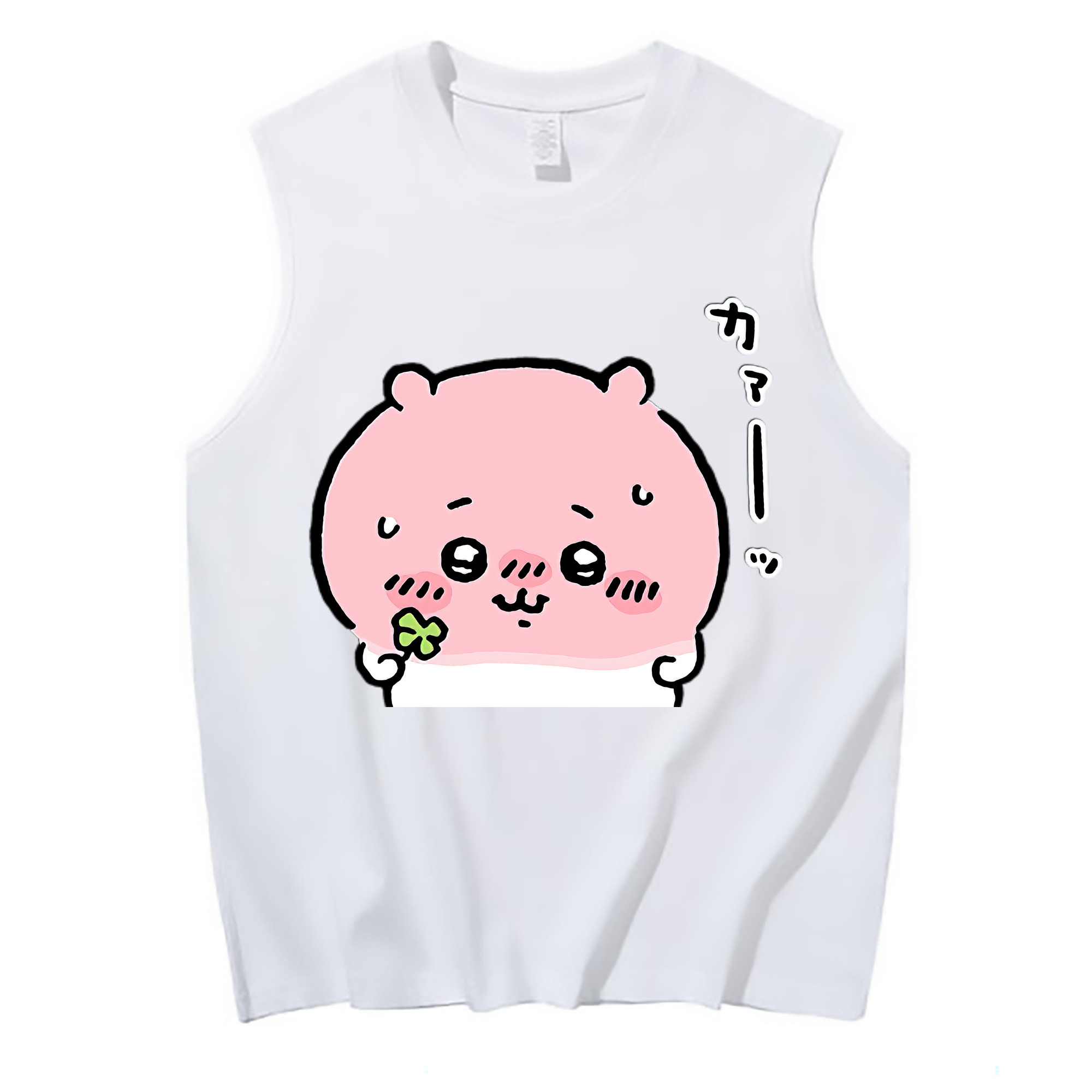 （画像用） ちいかわ ちいかわ Chii-kawa chiikawa コットン100％タンクトップ（フロントプリント）