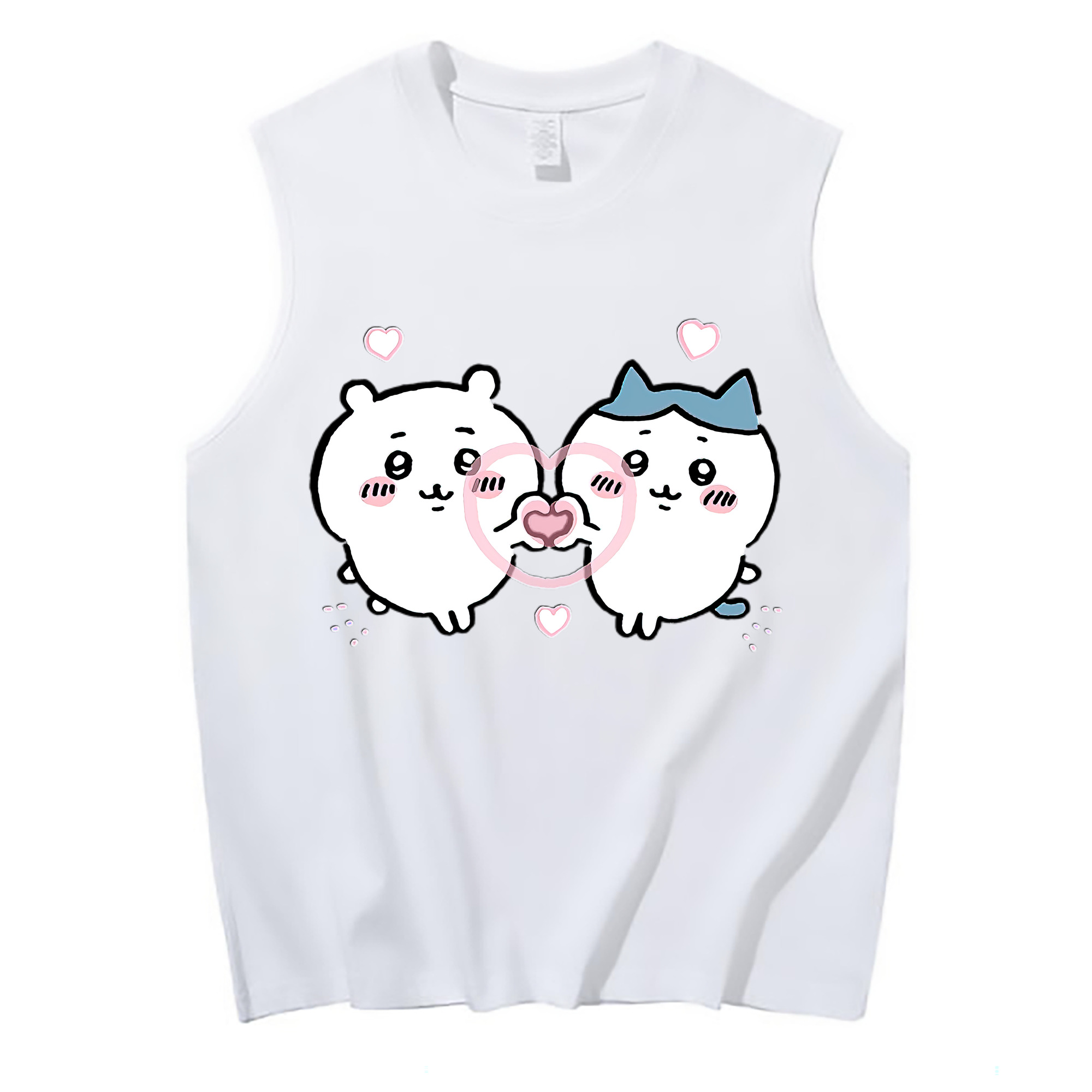 （画像用） ちいかわ ちいかわ Chii-kawa chiikawa コットン100％タンクトップ（フロントプリント）