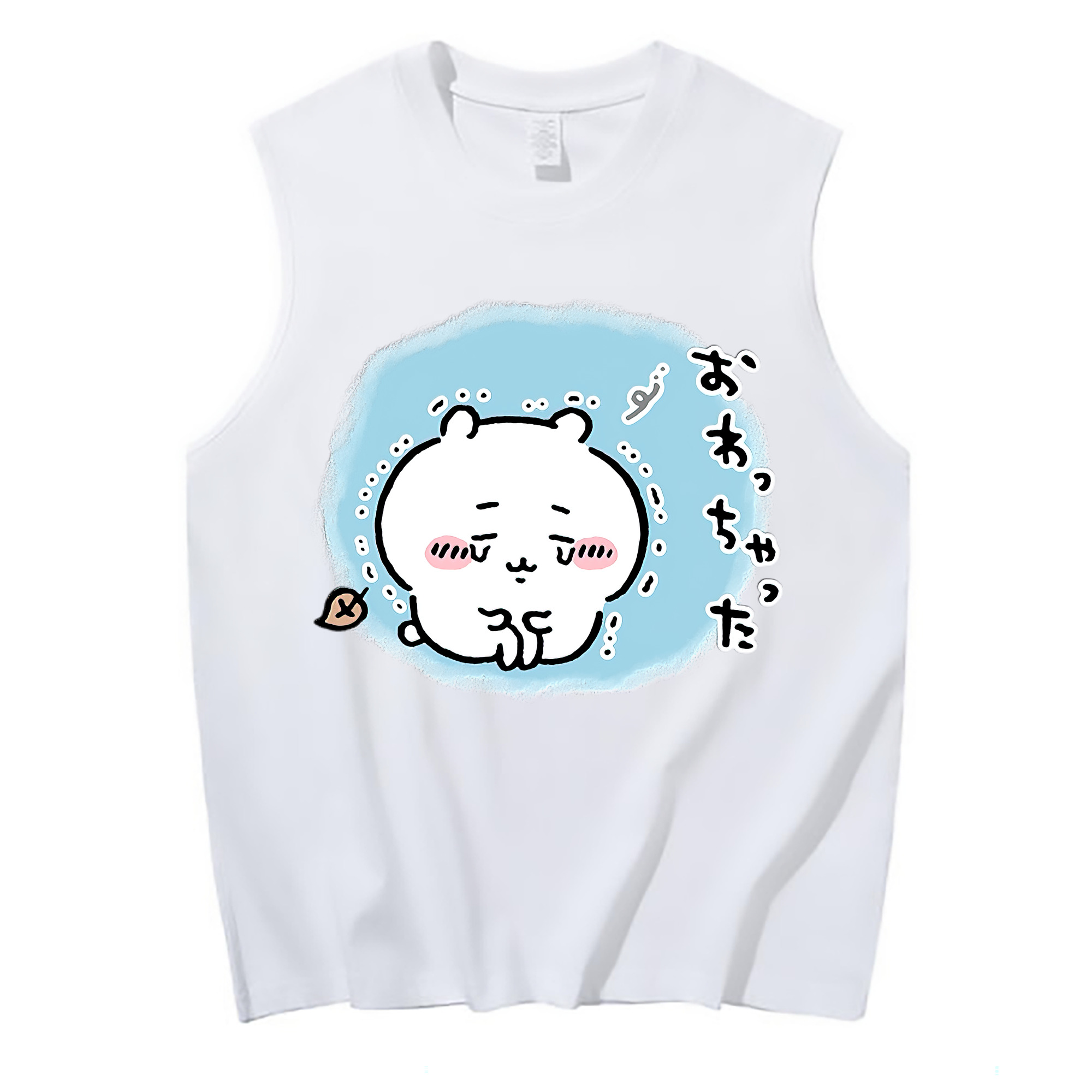 （画像用） ちいかわ ちいかわ Chii-kawa chiikawa コットン100％タンクトップ（フロントプリント）