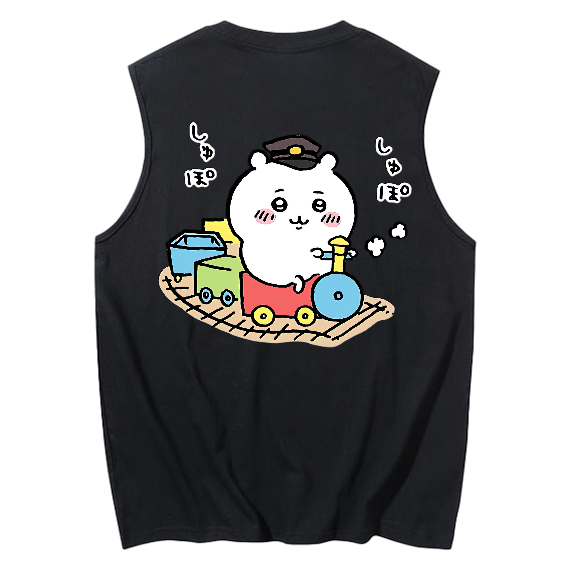 （画像用） ちいかわ ちいかわ Chii-kawa chiikawa コットン100％タンクトップ（背面プリント）