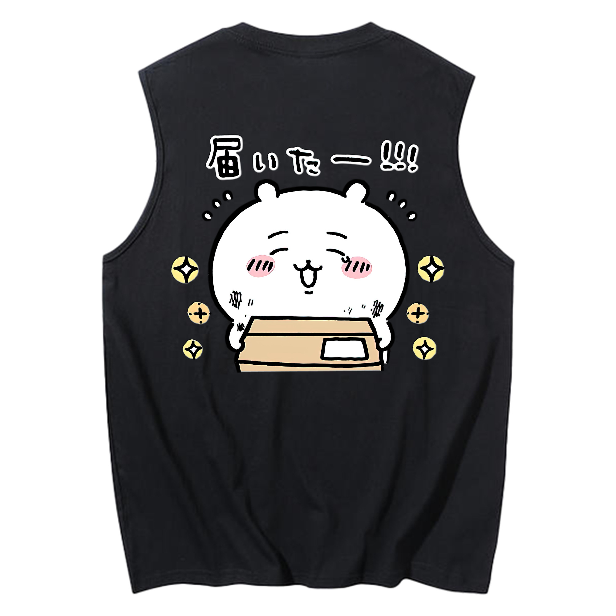 （画像用） ちいかわ ちいかわ Chii-kawa chiikawa コットン100％タンクトップ（背面プリント）