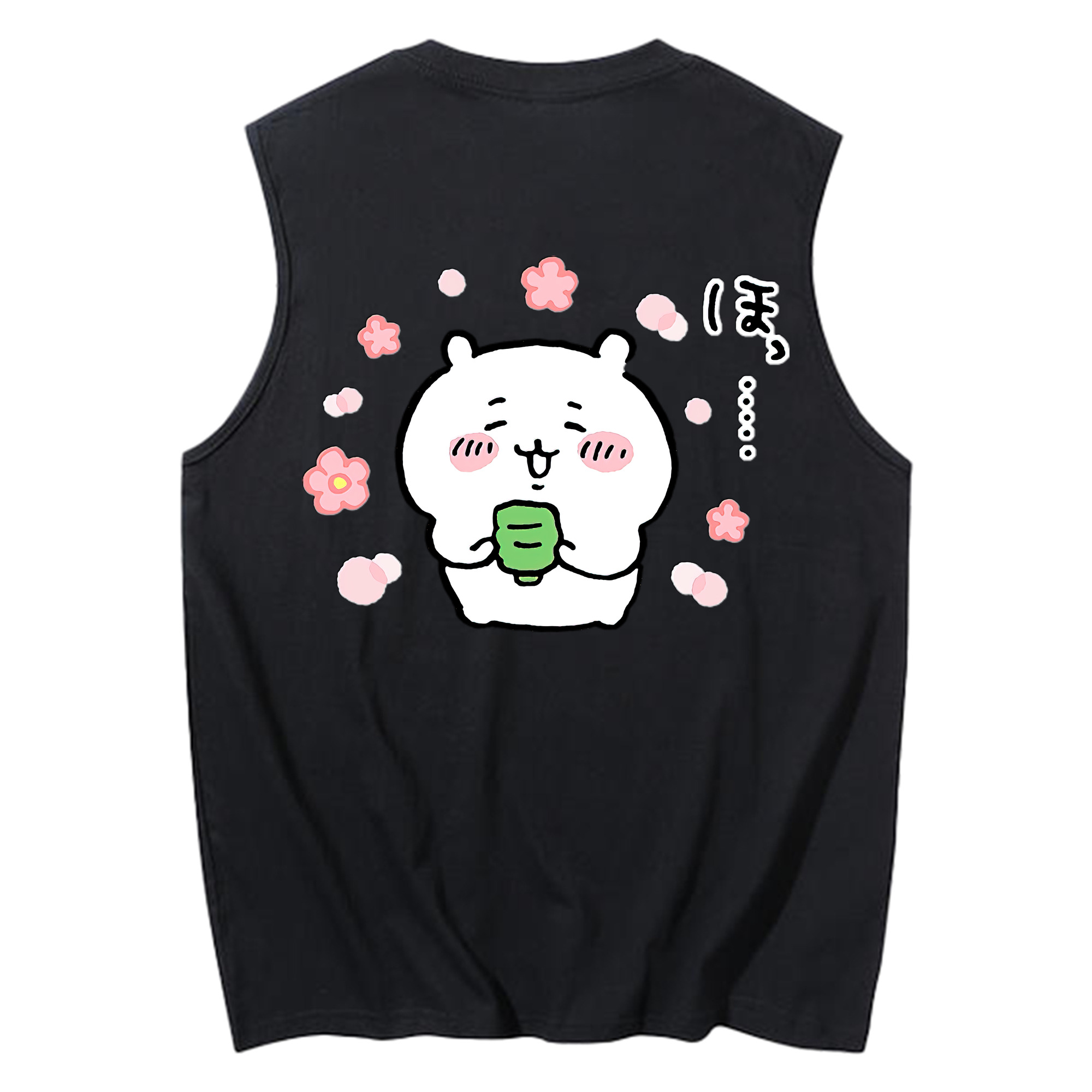 （画像用） ちいかわ ちいかわ Chii-kawa chiikawa コットン100％タンクトップ（背面プリント）