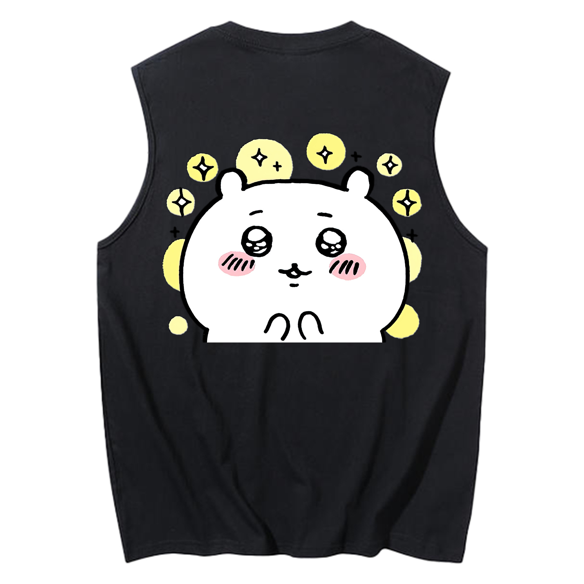 （画像用） ちいかわ ちいかわ Chii-kawa chiikawa コットン100％タンクトップ（背面プリント）