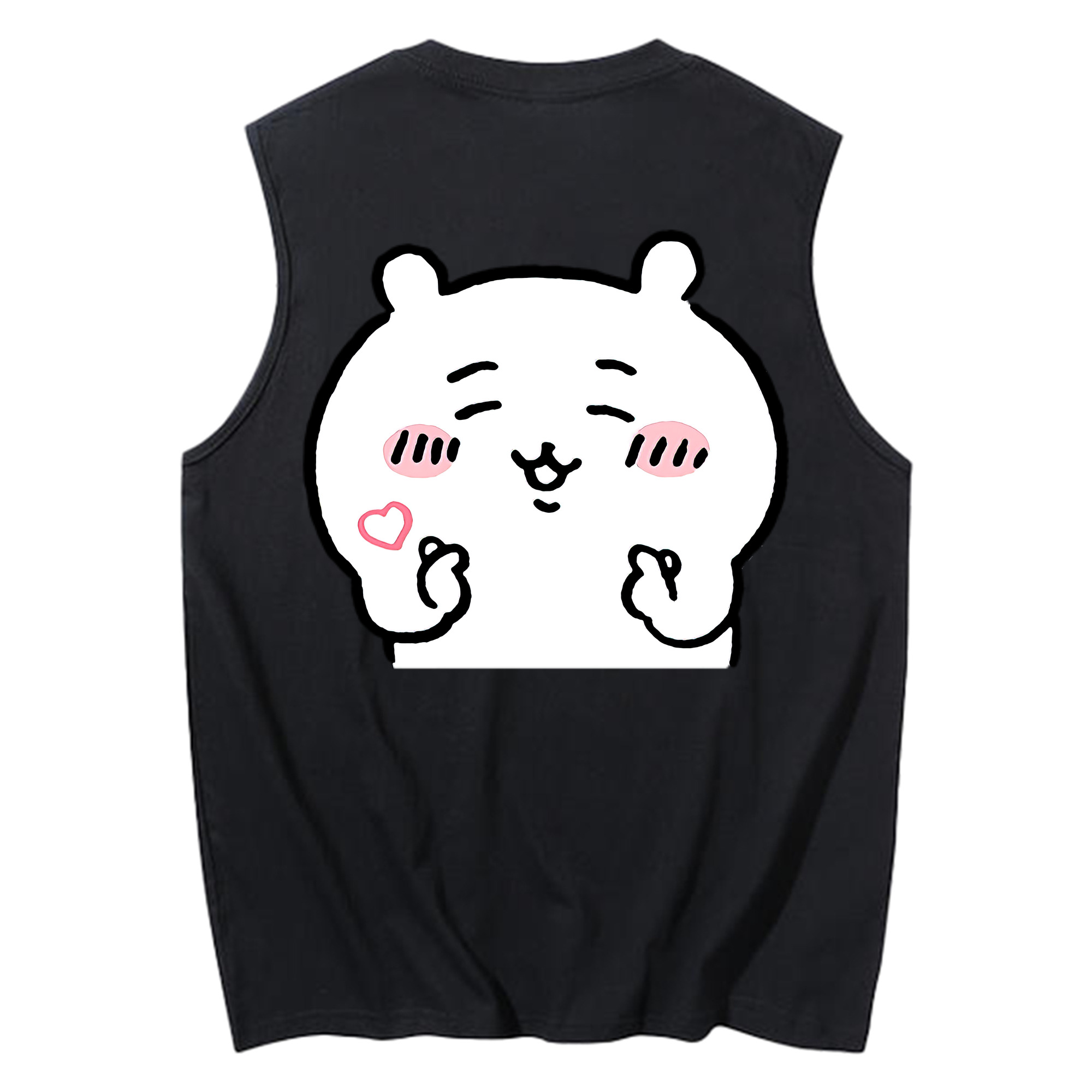 （画像用） ちいかわ ちいかわ Chii-kawa chiikawa コットン100％タンクトップ（背面プリント）