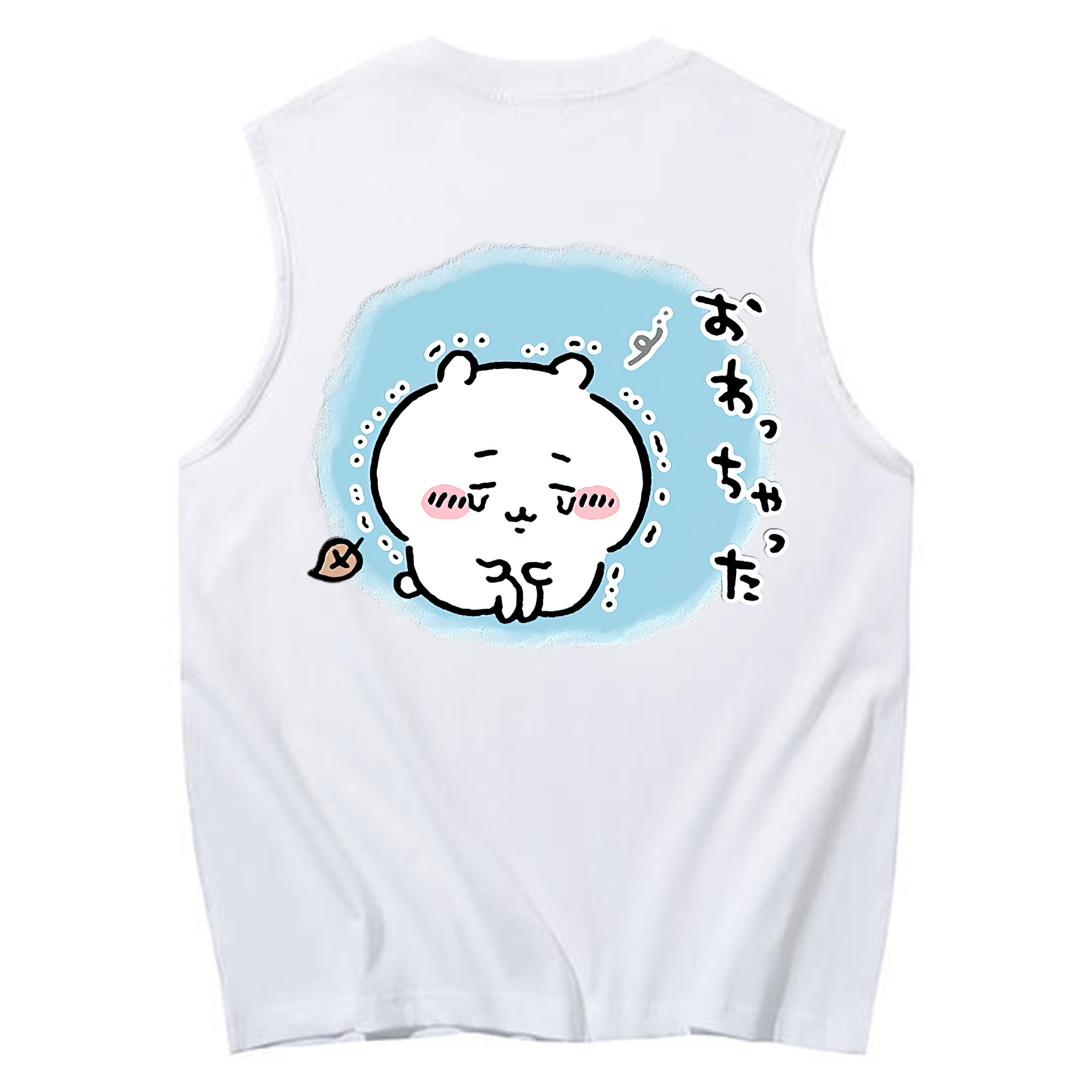 （画像用） ちいかわ ちいかわ Chii-kawa chiikawa コットン100％タンクトップ（背面プリント）