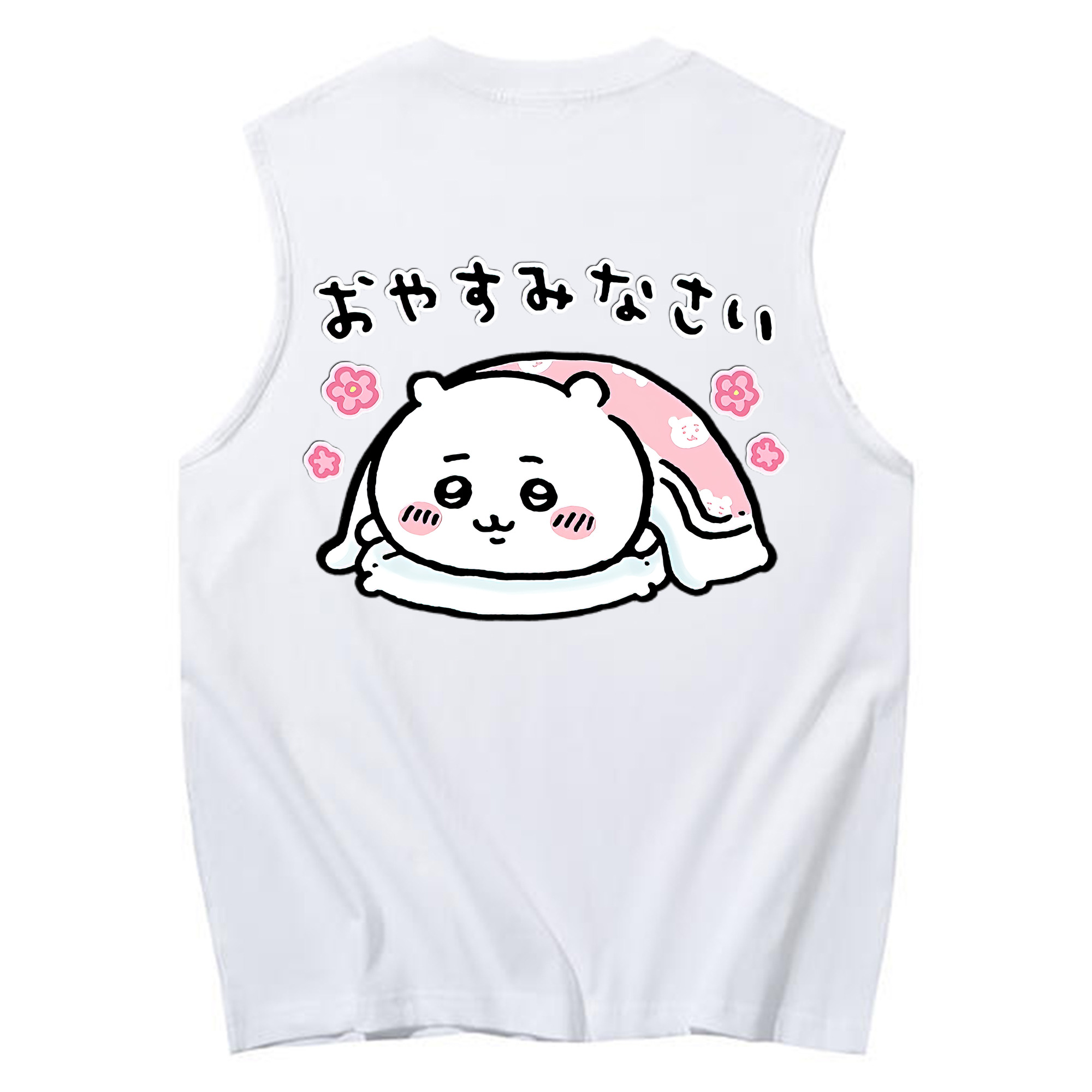 （画像用） ちいかわ ちいかわ Chii-kawa chiikawa コットン100％タンクトップ（背面プリント）