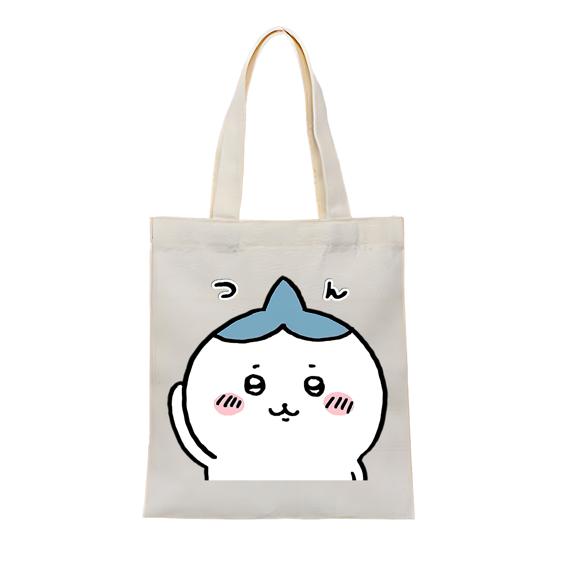 （画像用） ちいかわ ハチワレ Chii-kawa hachiware 縦型キャンバス生地手提げバッグ　トートバッグ