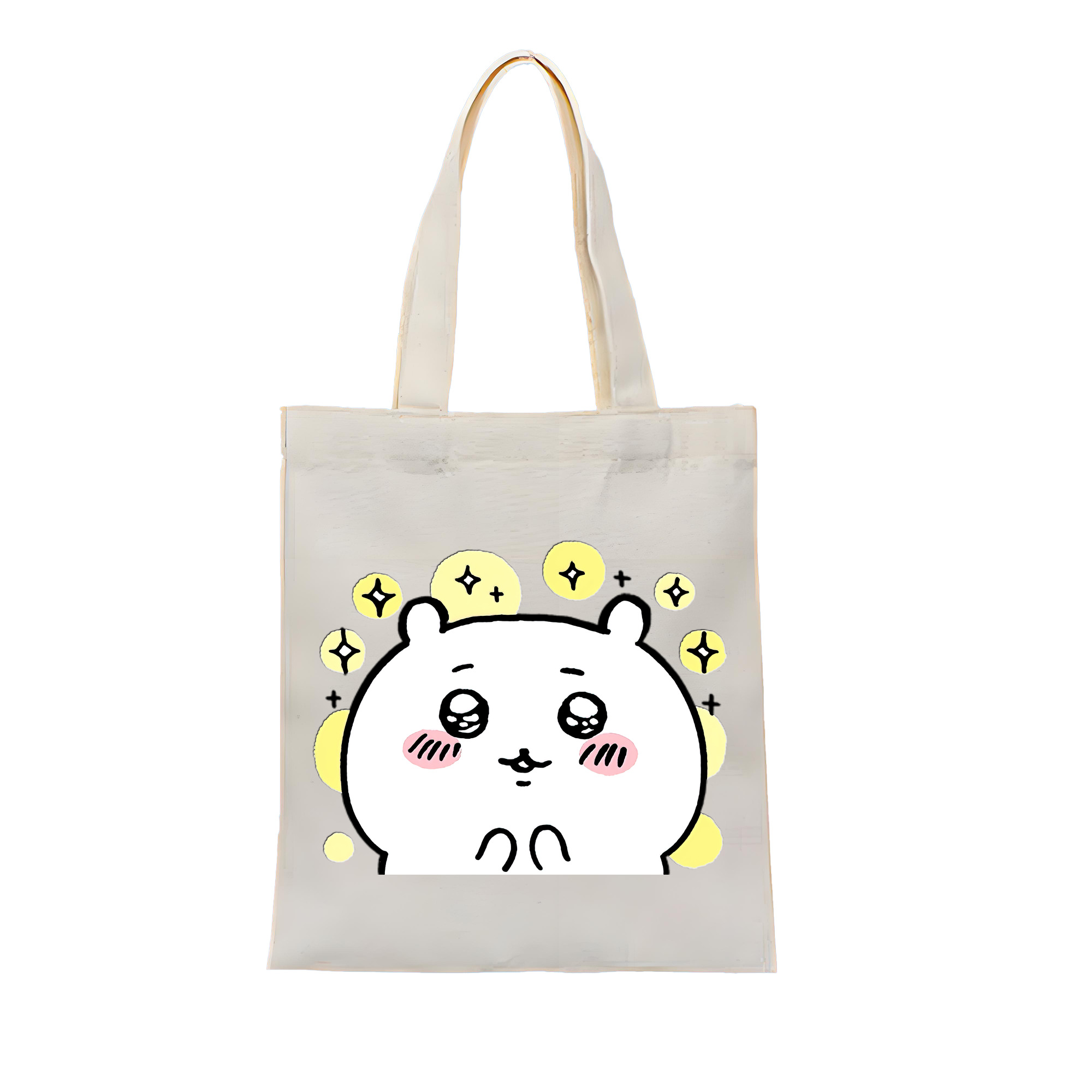 （画像用） ちいかわ ちいかわ Chii-kawa chiikawa 縦型キャンバス生地手提げバッグ　トートバッグ