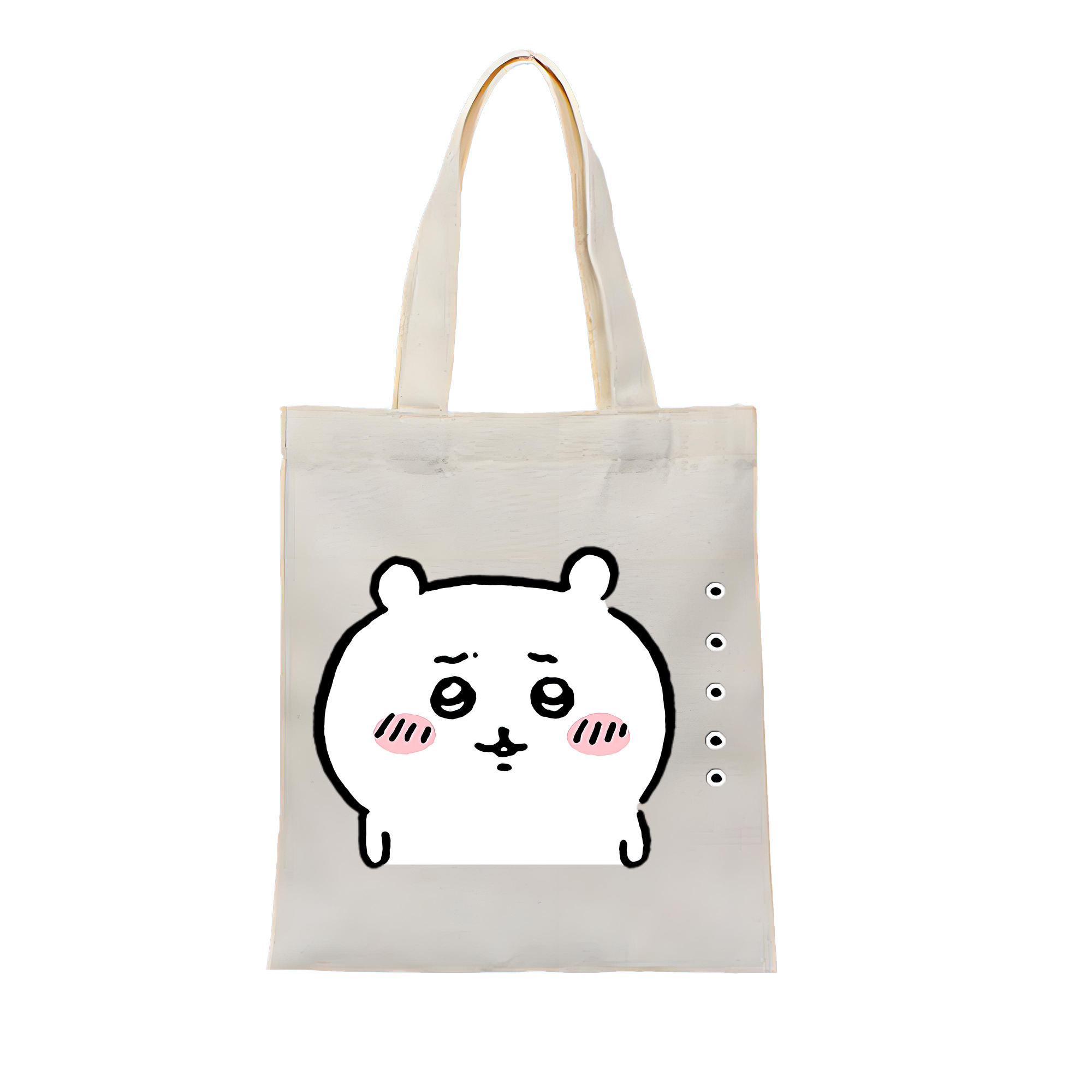 （画像用） ちいかわ ちいかわ Chii-kawa chiikawa 縦型キャンバス生地手提げバッグ　トートバッグ