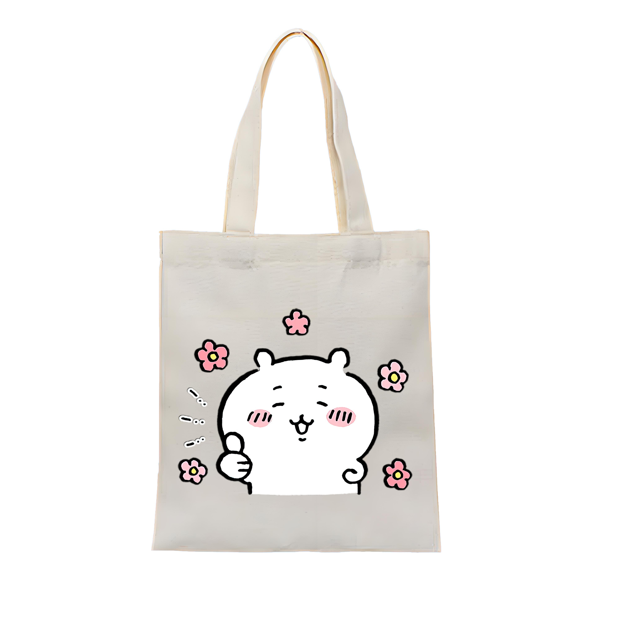 （画像用） ちいかわ ちいかわ Chii-kawa chiikawa 縦型キャンバス生地手提げバッグ　トートバッグ
