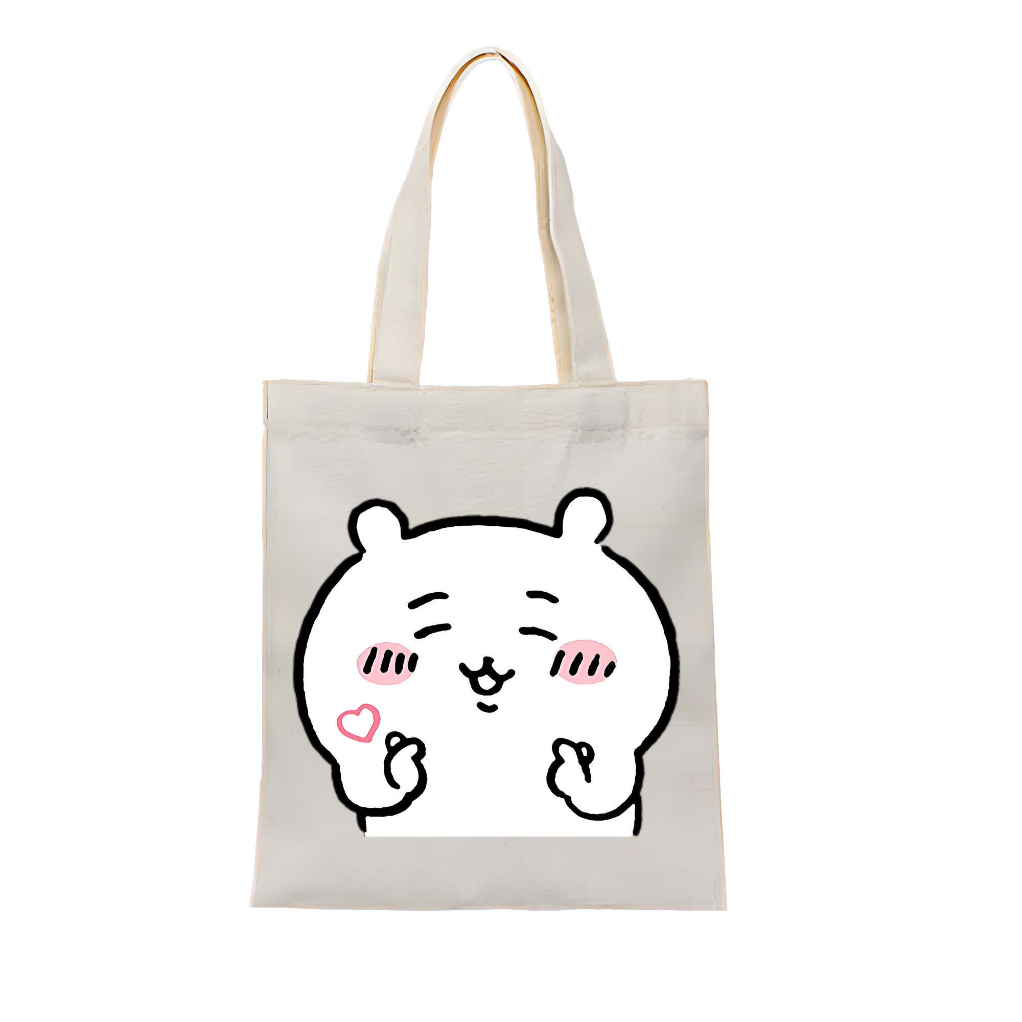 （画像用） ちいかわ ちいかわ Chii-kawa chiikawa 縦型キャンバス生地手提げバッグ　トートバッグ