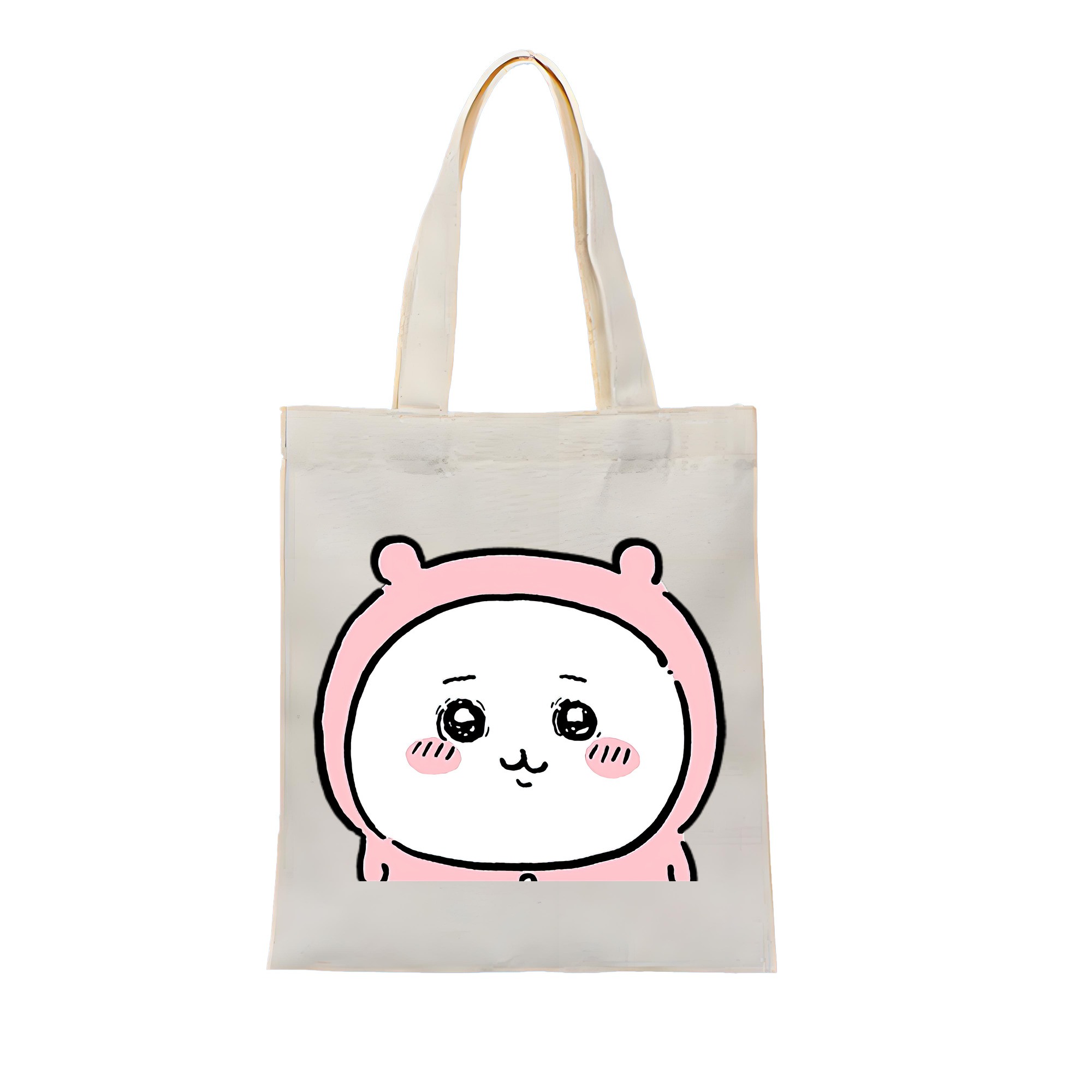 （画像用） ちいかわ ちいかわ Chii-kawa chiikawa 縦型キャンバス生地手提げバッグ　トートバッグ