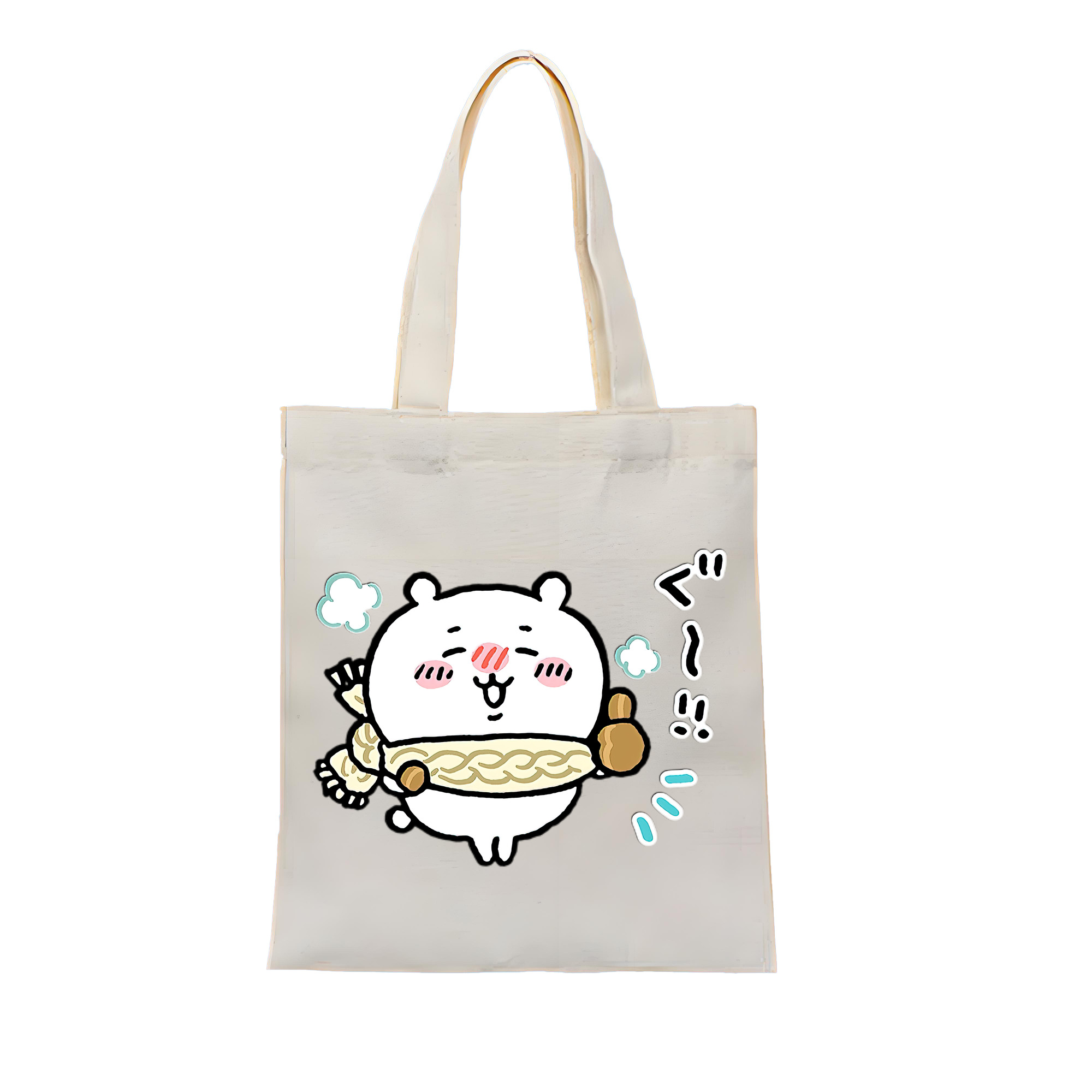 （画像用） ちいかわ ちいかわ Chii-kawa chiikawa 縦型キャンバス生地手提げバッグ　トートバッグ