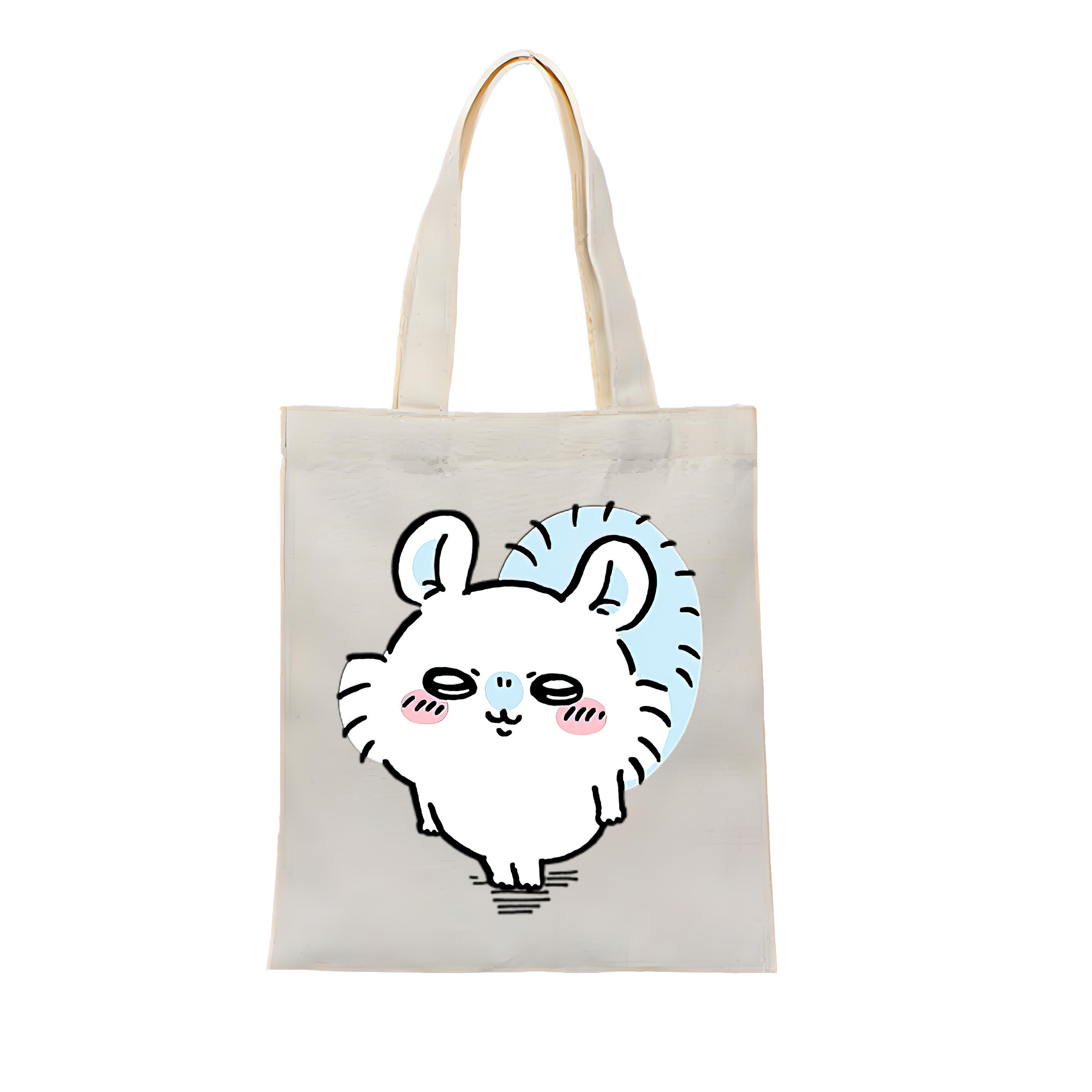 （画像用） ちいかわ モモンガ Chii-kawa Momonga 縦型キャンバス生地手提げバッグ　トートバッグ