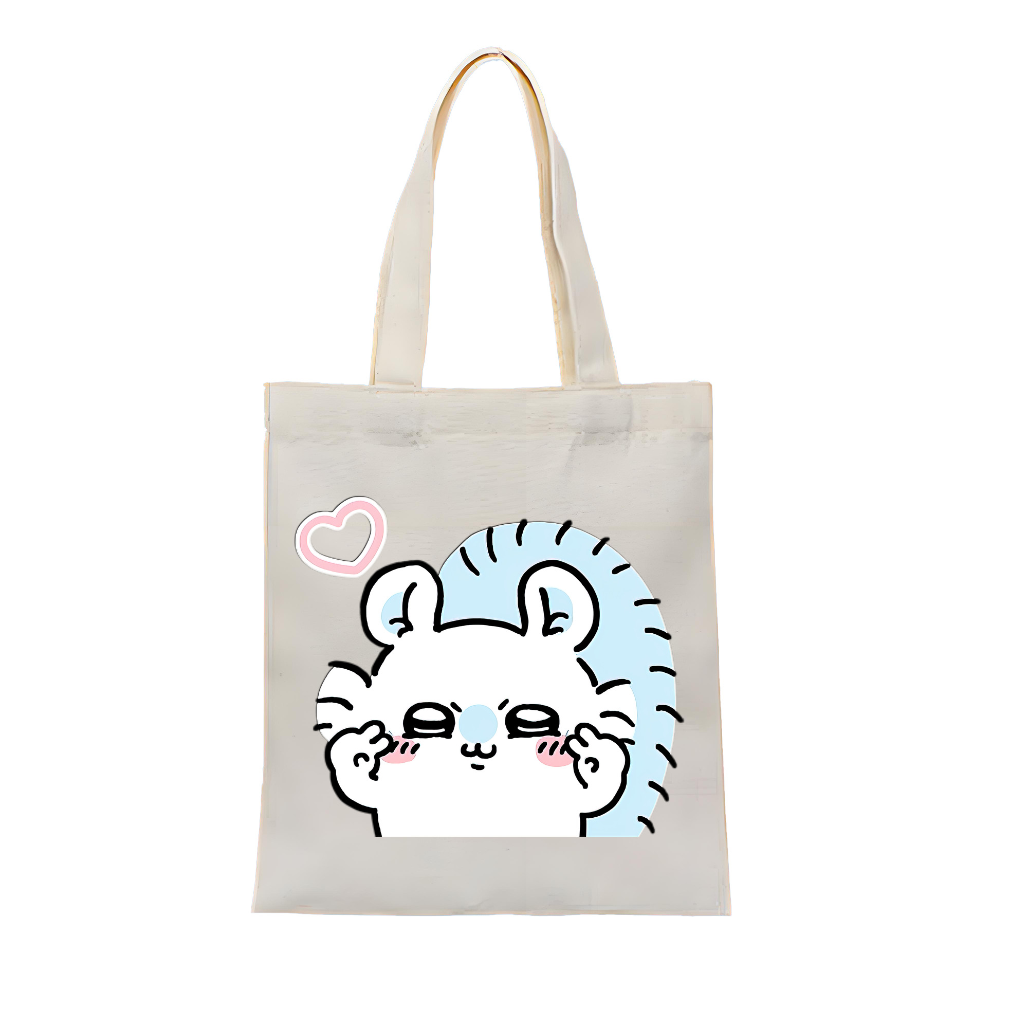 （画像用） ちいかわ モモンガ Chii-kawa Momonga 縦型キャンバス生地手提げバッグ　トートバッグ