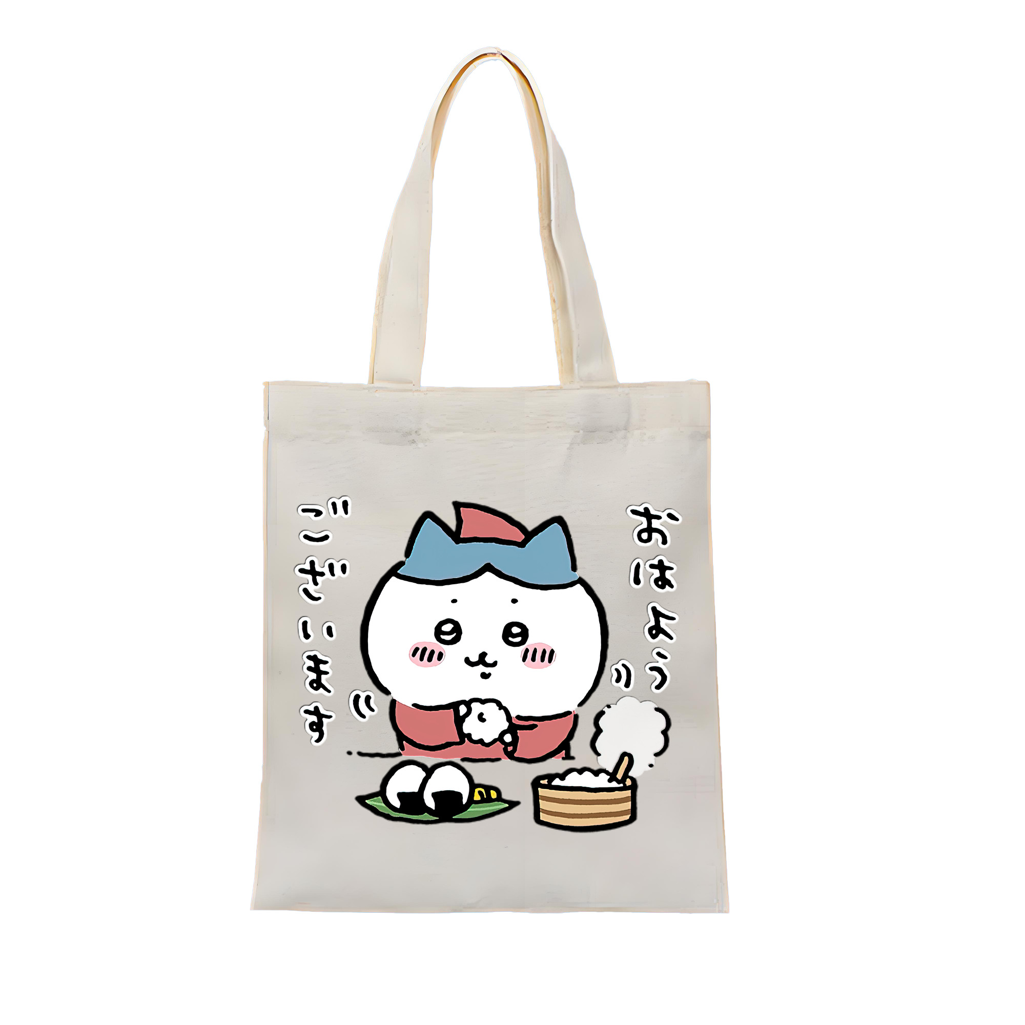 （画像用） ちいかわ ハチワレ Chii-kawa hachiware 縦型キャンバス生地手提げバッグ　トートバッグ