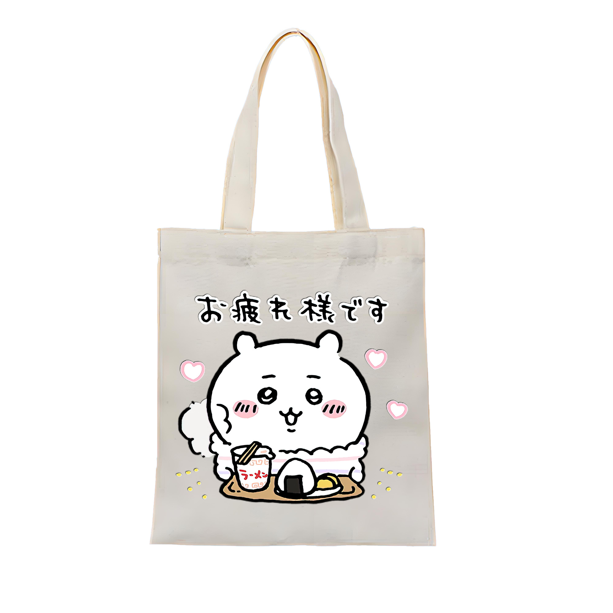 （画像用） ちいかわ ちいかわ Chii-kawa chiikawa 縦型キャンバス生地手提げバッグ　トートバッグ