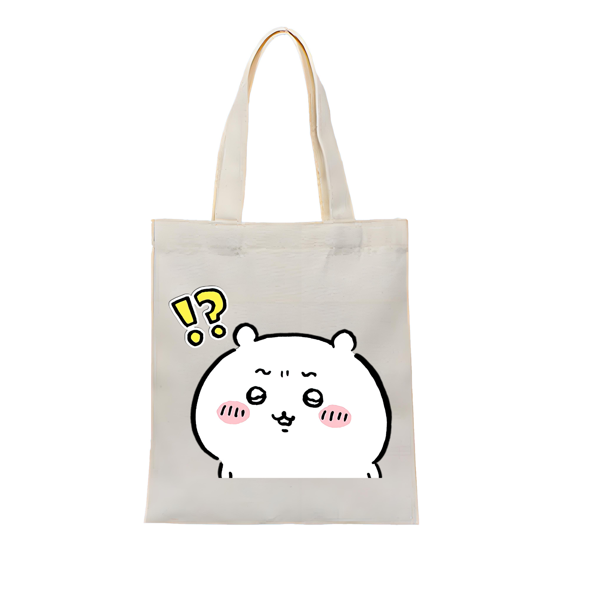 （画像用） ちいかわ ちいかわ Chii-kawa chiikawa 縦型キャンバス生地手提げバッグ　トートバッグ