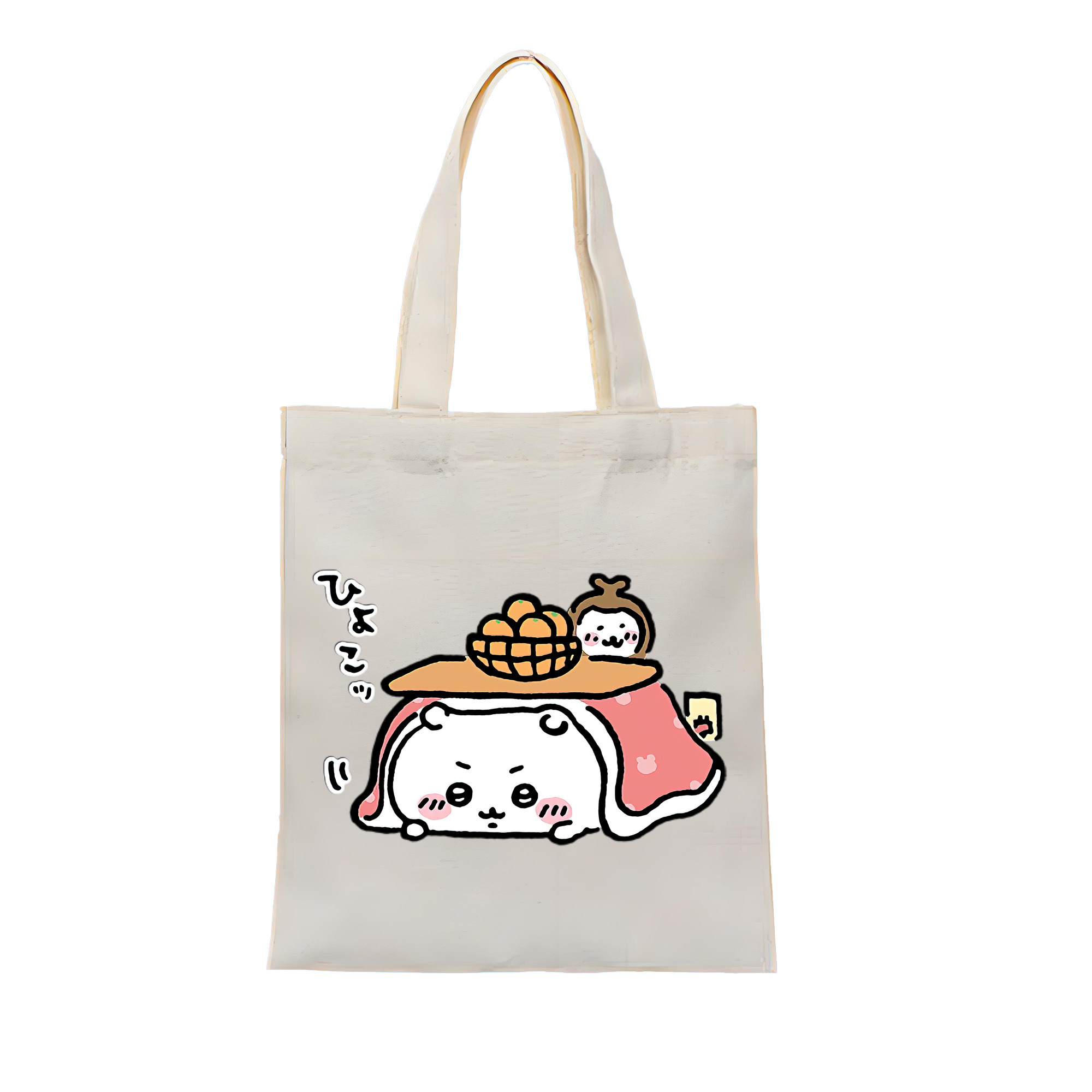 （画像用） ちいかわ ちいかわ Chii-kawa chiikawa 縦型キャンバス生地手提げバッグ　トートバッグ