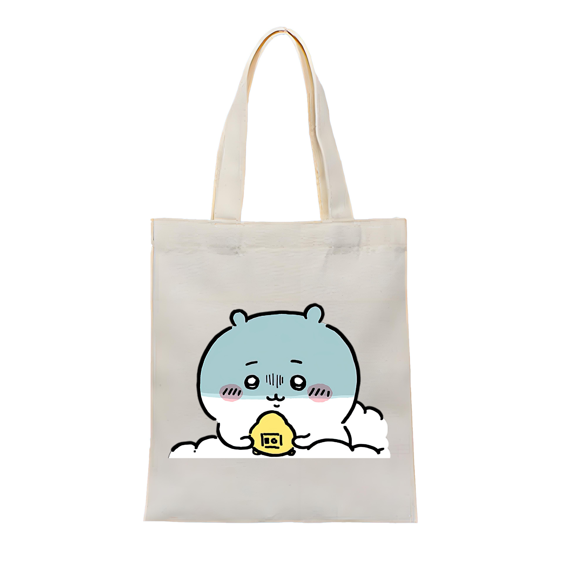 （画像用） ちいかわ ちいかわ Chii-kawa chiikawa 縦型キャンバス生地手提げバッグ　トートバッグ