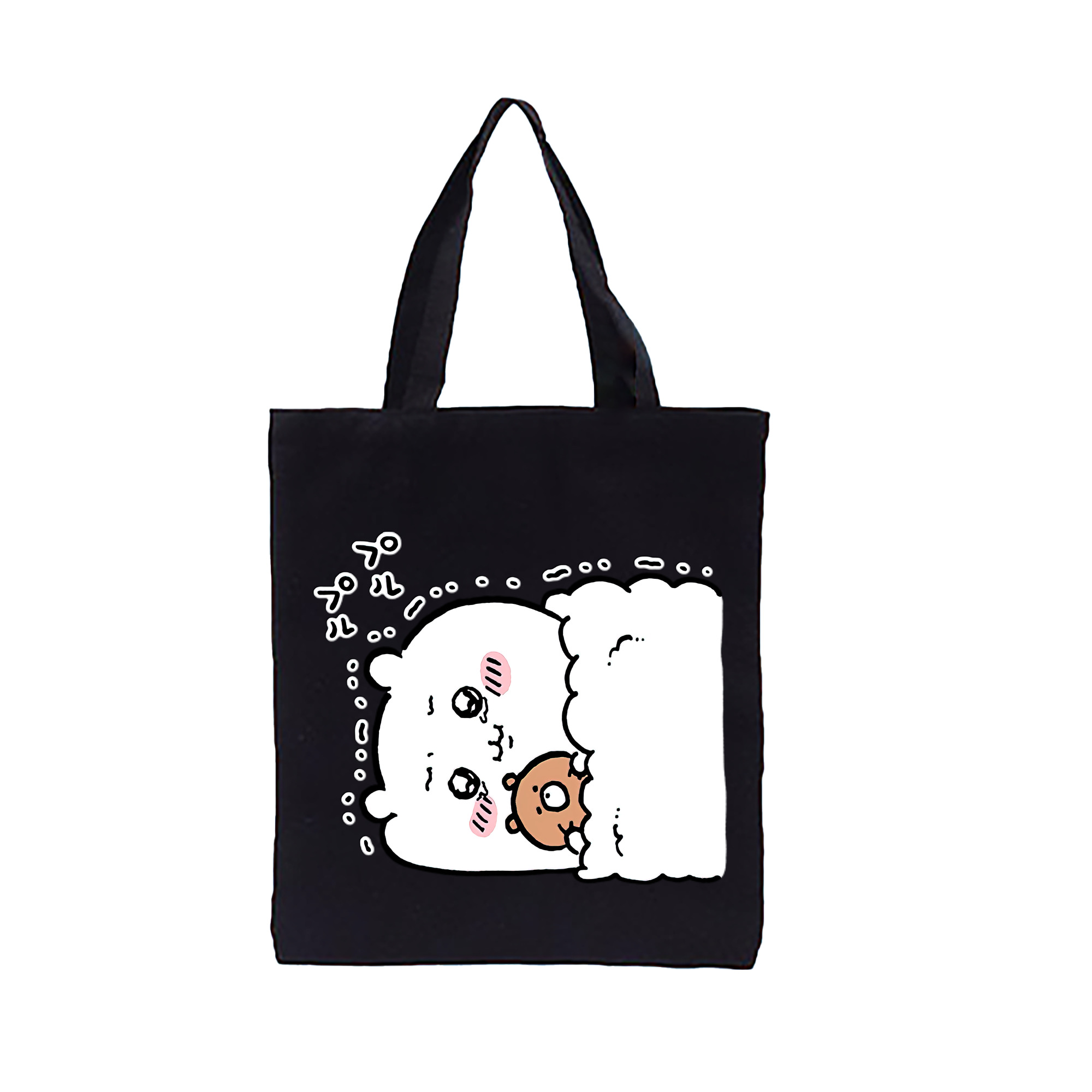 （画像用） ちいかわ ちいかわ Chii-kawa chiikawa 縦型キャンバス生地手提げバッグ　トートバッグ