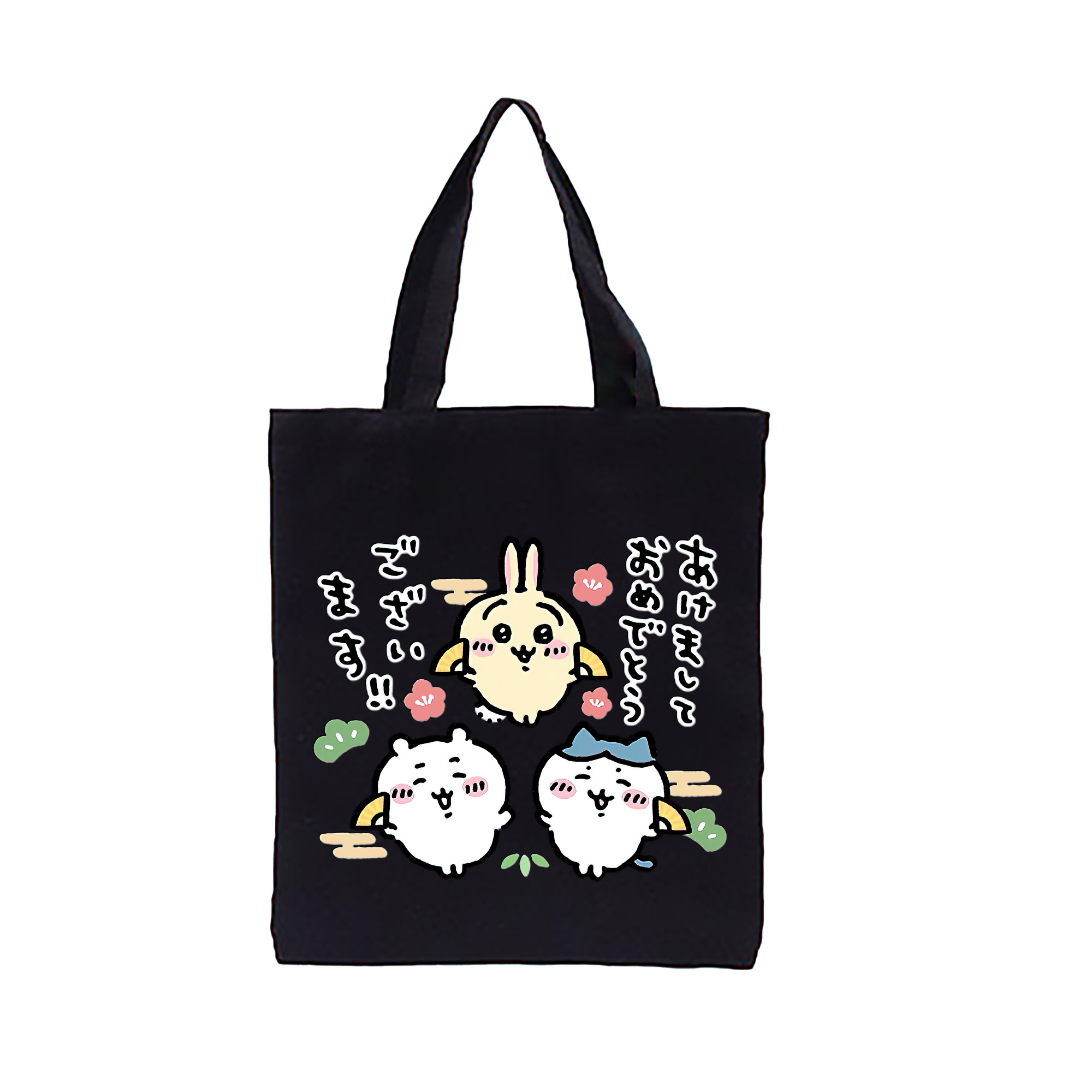 （画像用） ちいかわ ちいかわ Chii-kawa chiikawa 縦型キャンバス生地手提げバッグ　トートバッグ