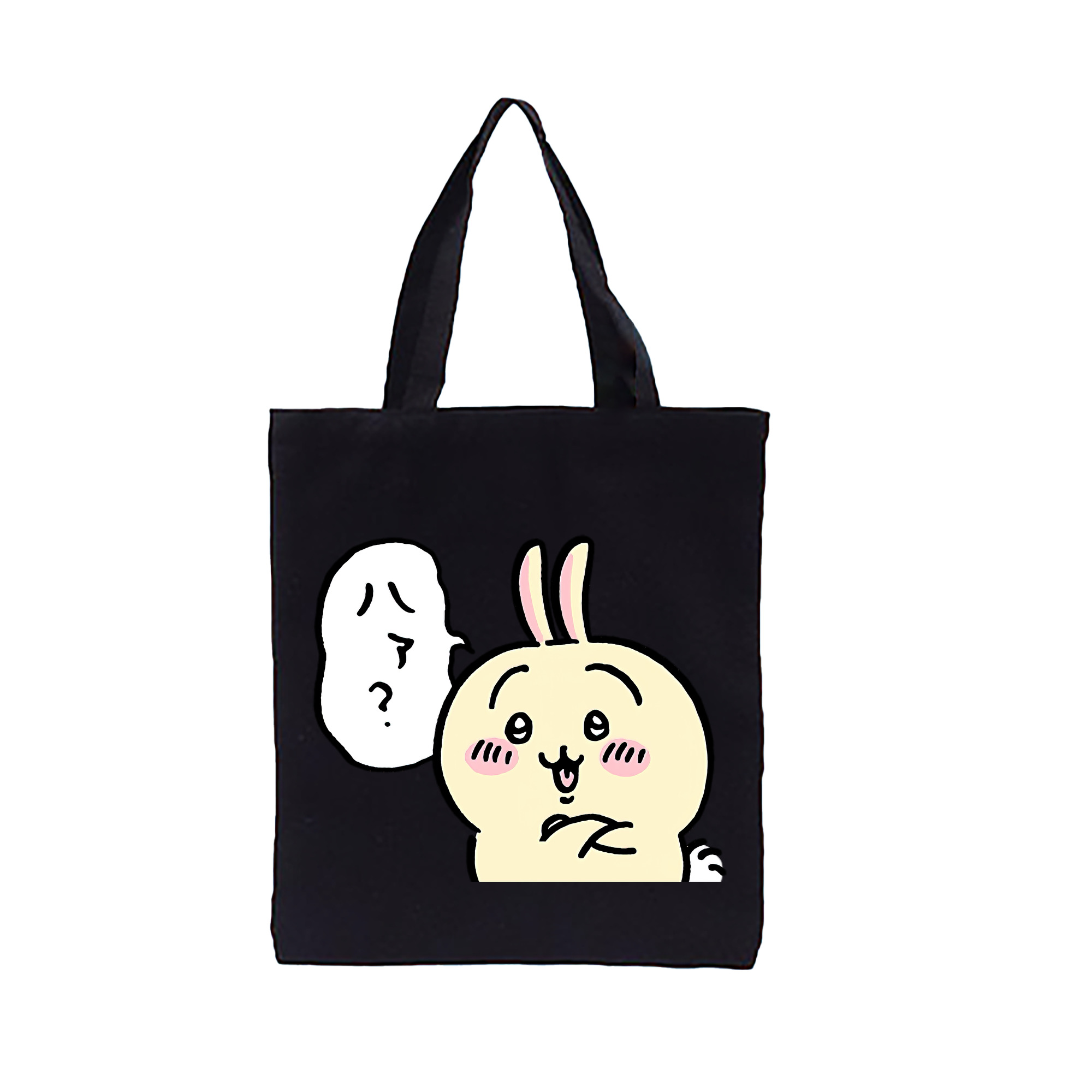 （画像用） ちいかわ うさぎ Chii-kawa usagi 縦型キャンバス生地手提げバッグ　トートバッグ