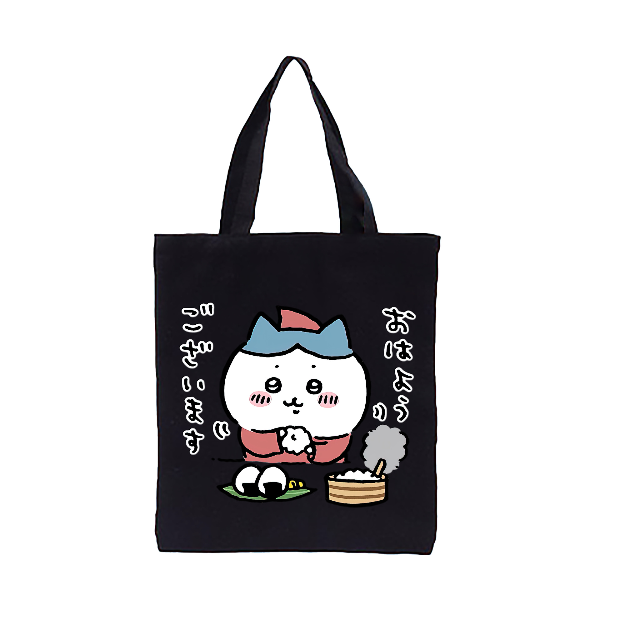 （画像用） ちいかわ ハチワレ Chii-kawa hachiware 縦型キャンバス生地手提げバッグ　トートバッグ