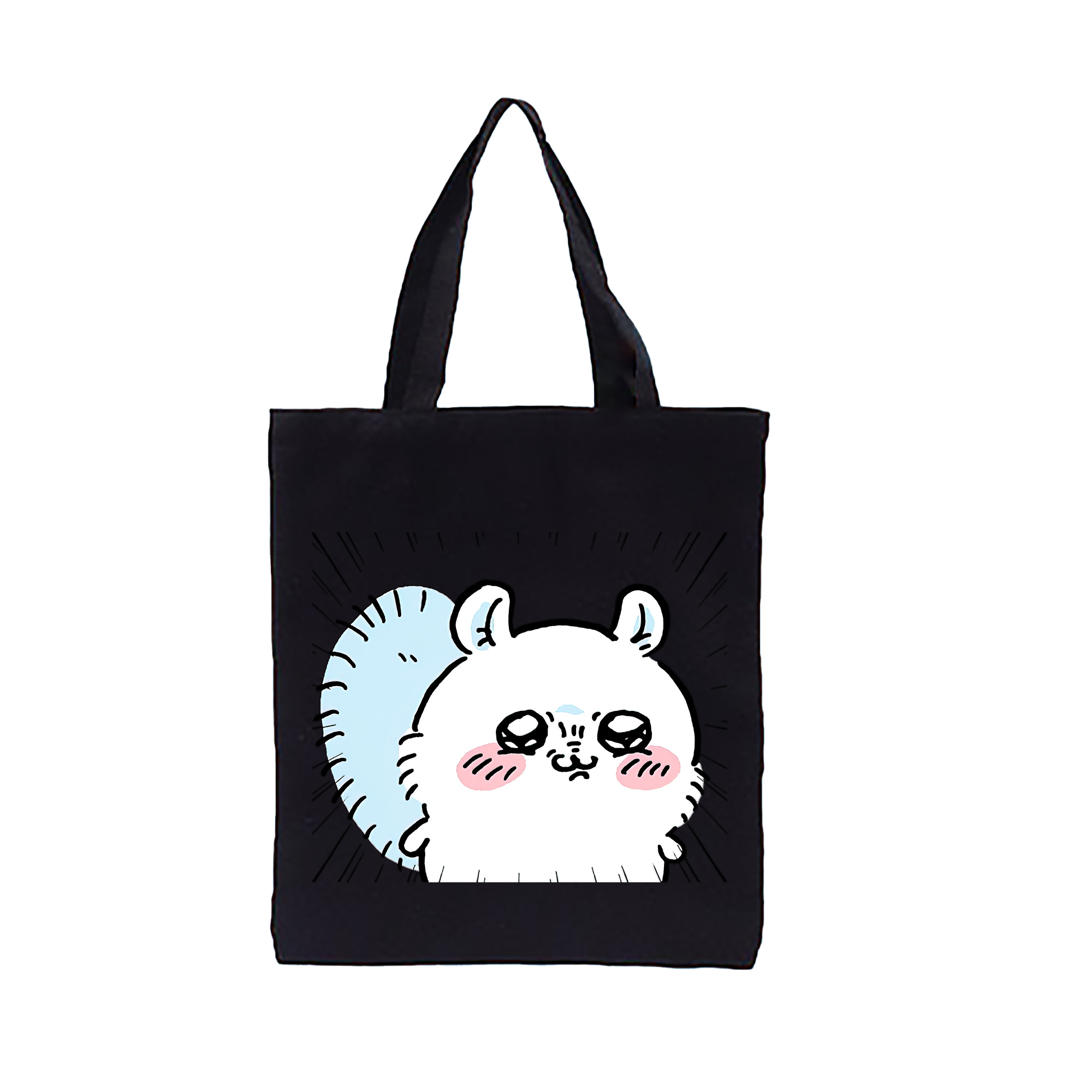 （画像用） ちいかわ モモンガ Chii-kawa Momonga 縦型キャンバス生地手提げバッグ　トートバッグ