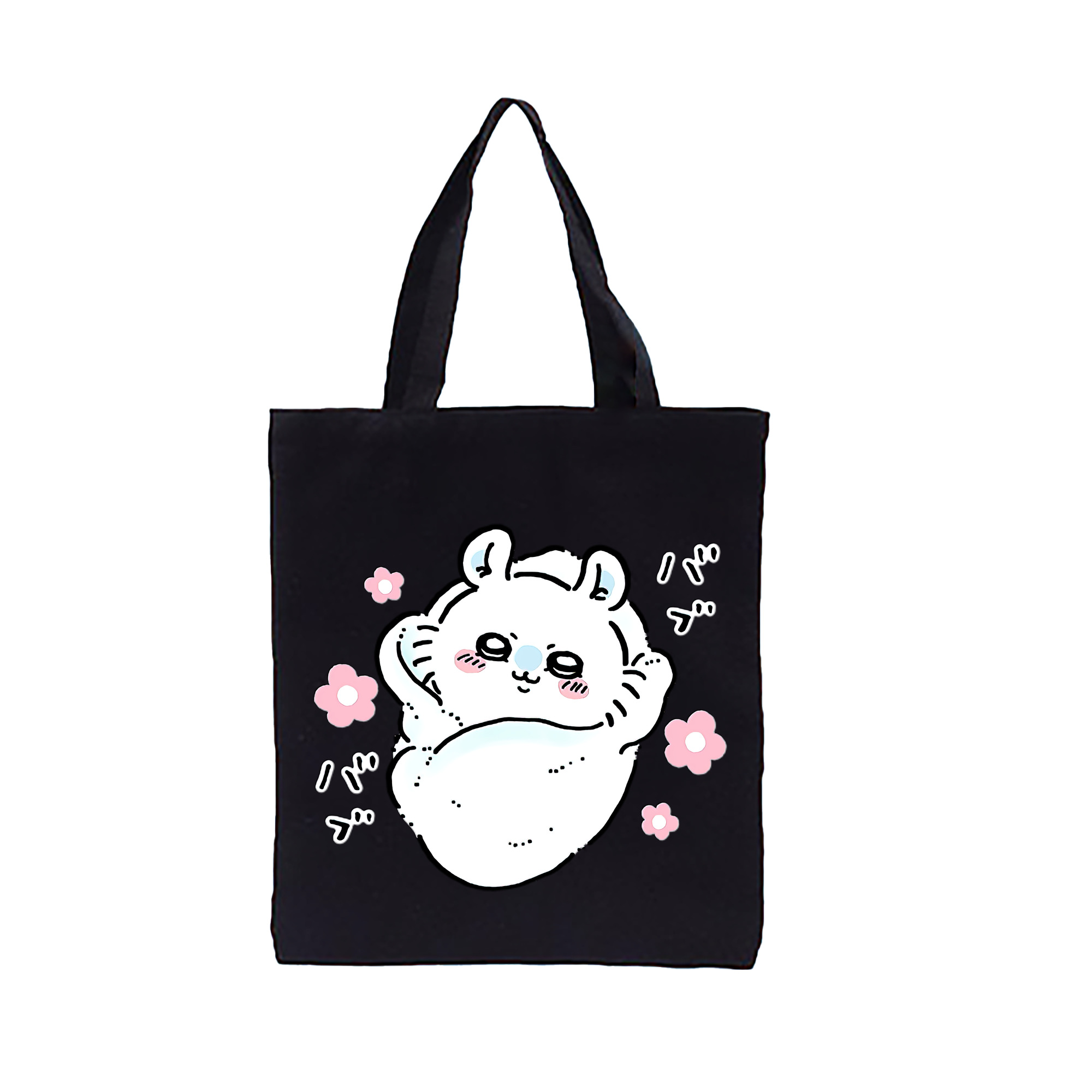 （画像用） ちいかわ モモンガ Chii-kawa Momonga 縦型キャンバス生地手提げバッグ　トートバッグ