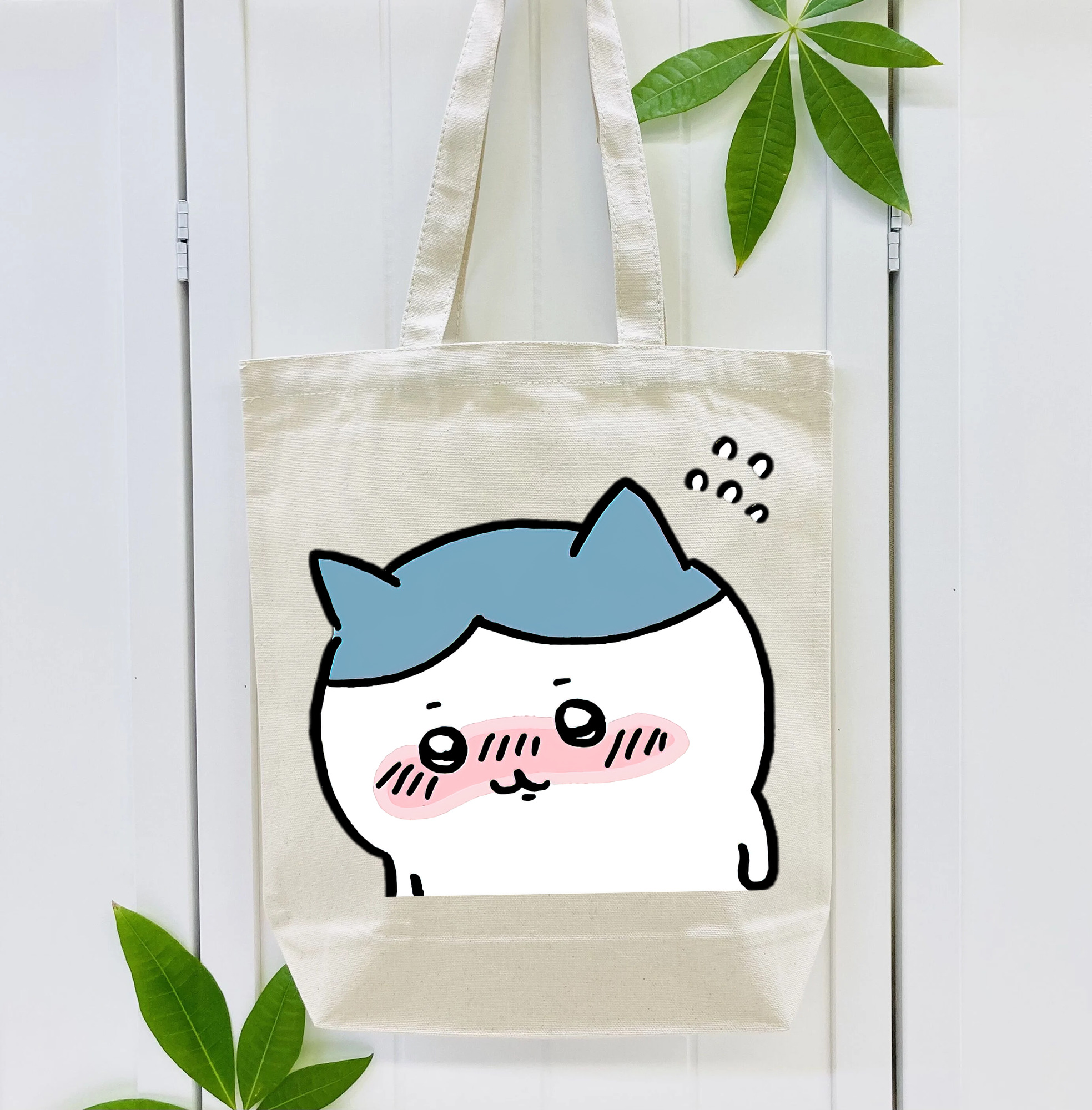 ちいかわ ハチワレ Chii-kawa hachiware 縦型キャンバス生地手提げバッグ　トートバッグ