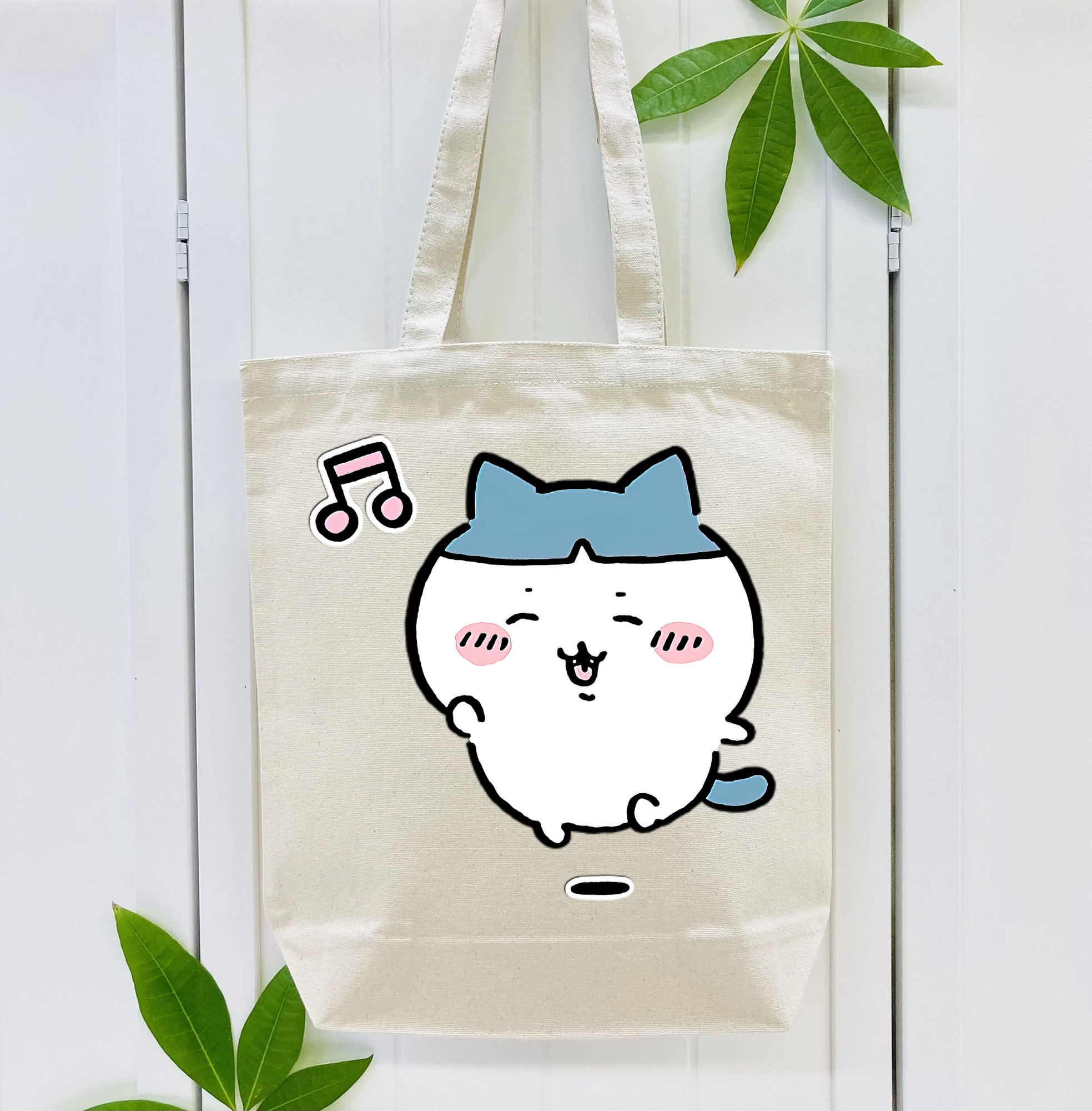 ちいかわ ハチワレ Chii-kawa hachiware 縦型キャンバス生地手提げバッグ　トートバッグ
