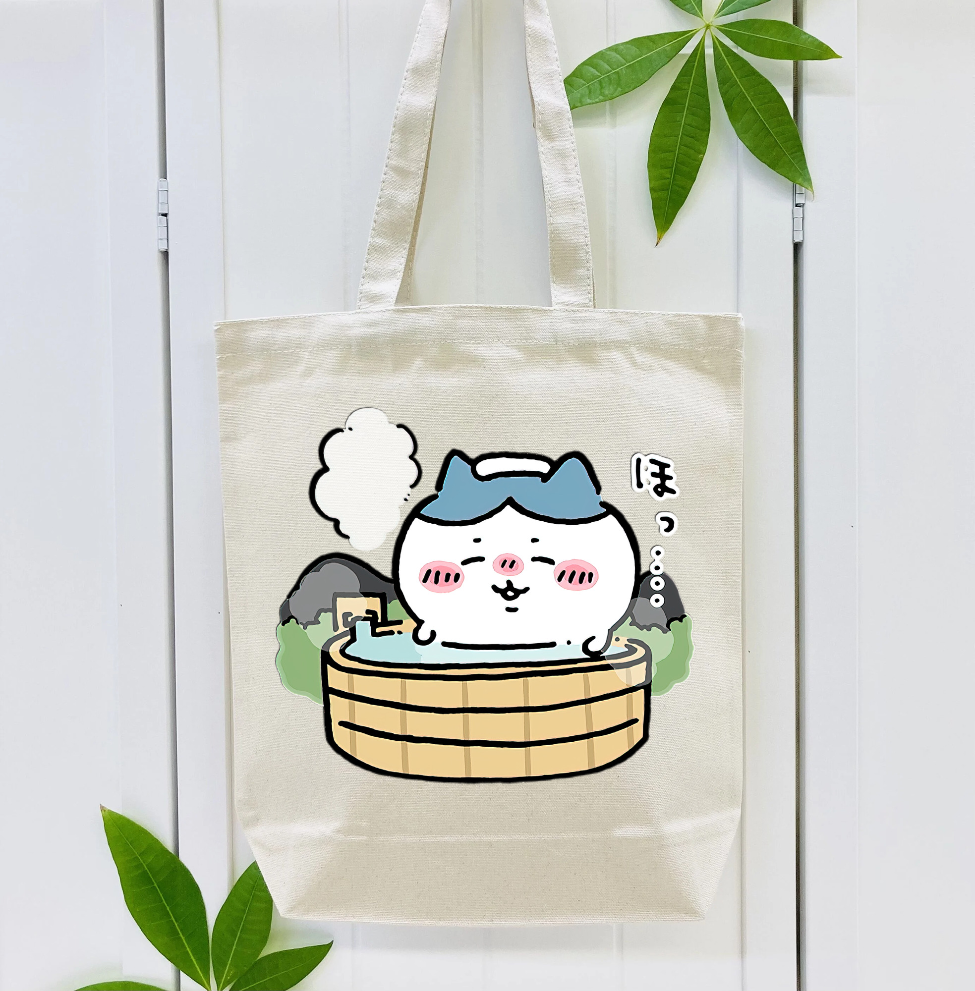 ちいかわ ハチワレ Chii-kawa hachiware 縦型キャンバス生地手提げバッグ　トートバッグ