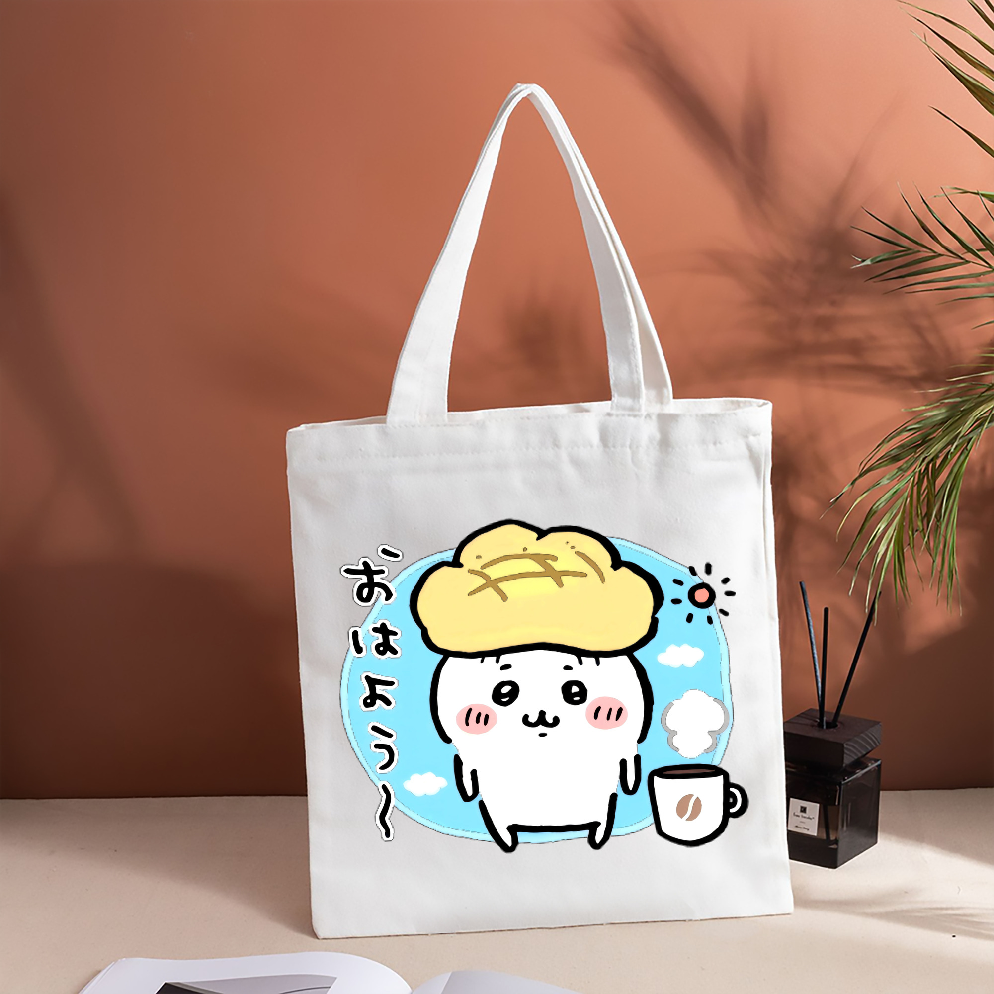 ちいかわ ちいかわ Chii-kawa chiikawa 縦型キャンバス生地手提げバッグ　トートバッグ