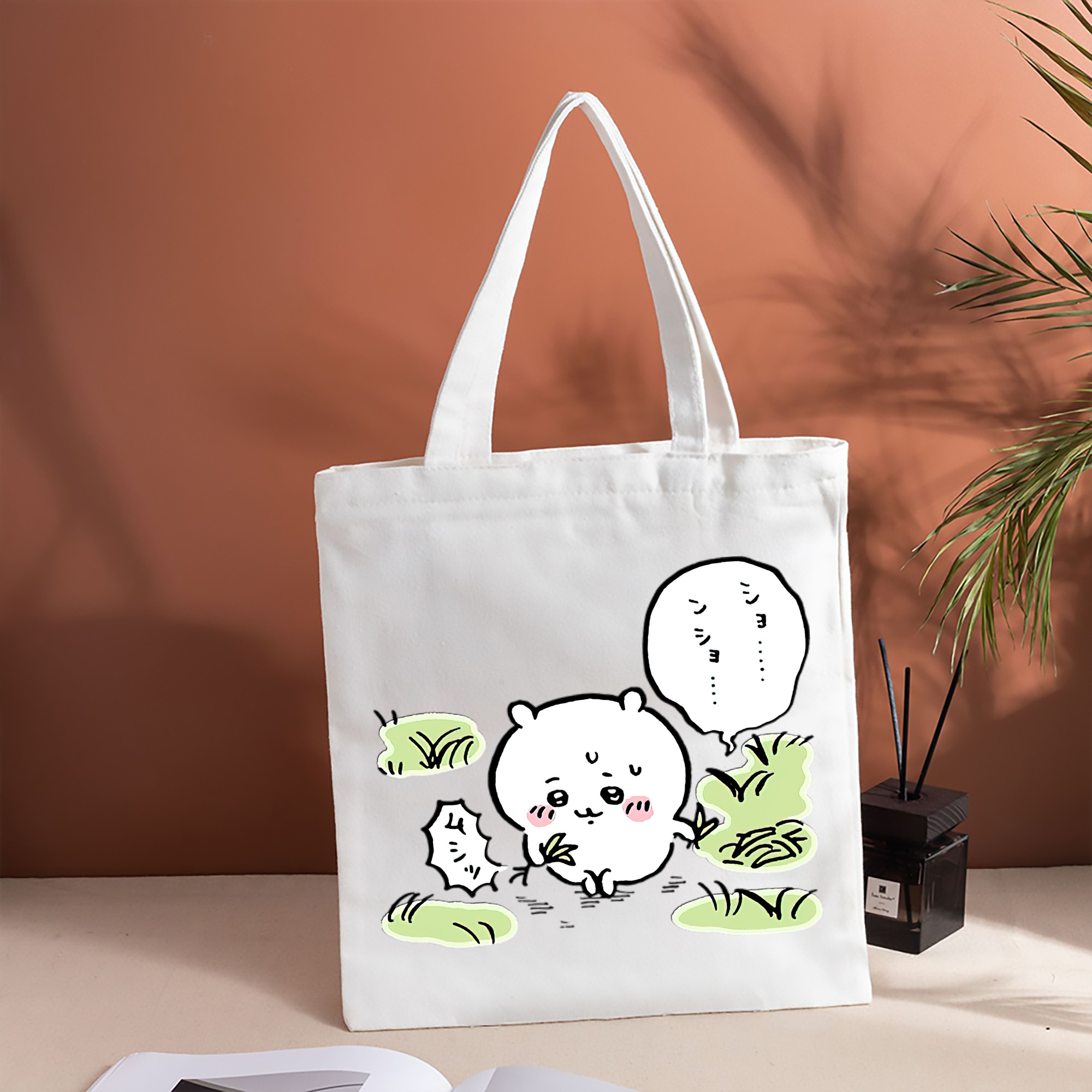ちいかわ ちいかわ Chii-kawa chiikawa 縦型キャンバス生地手提げバッグ　トートバッグ