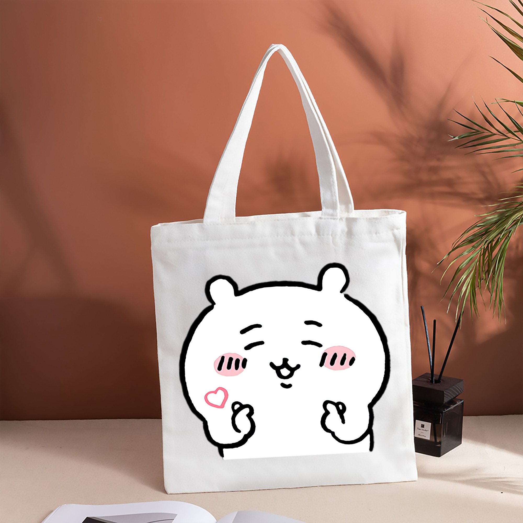 ちいかわ ちいかわ Chii-kawa chiikawa 縦型キャンバス生地手提げバッグ　トートバッグ