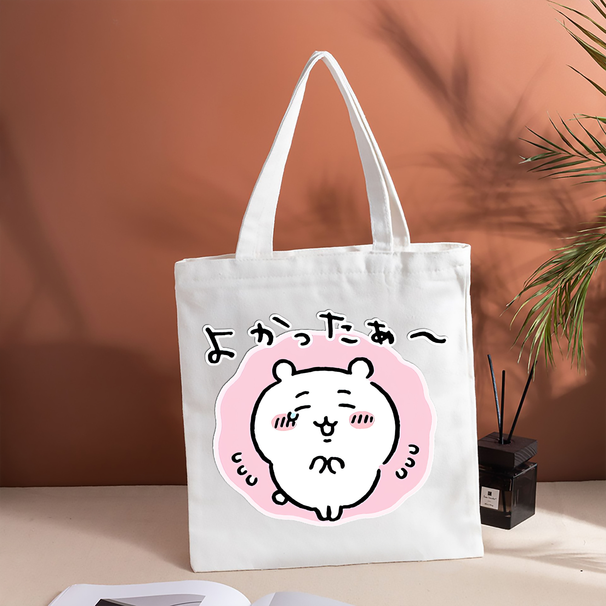 ちいかわ ちいかわ Chii-kawa chiikawa 縦型キャンバス生地手提げバッグ　トートバッグ