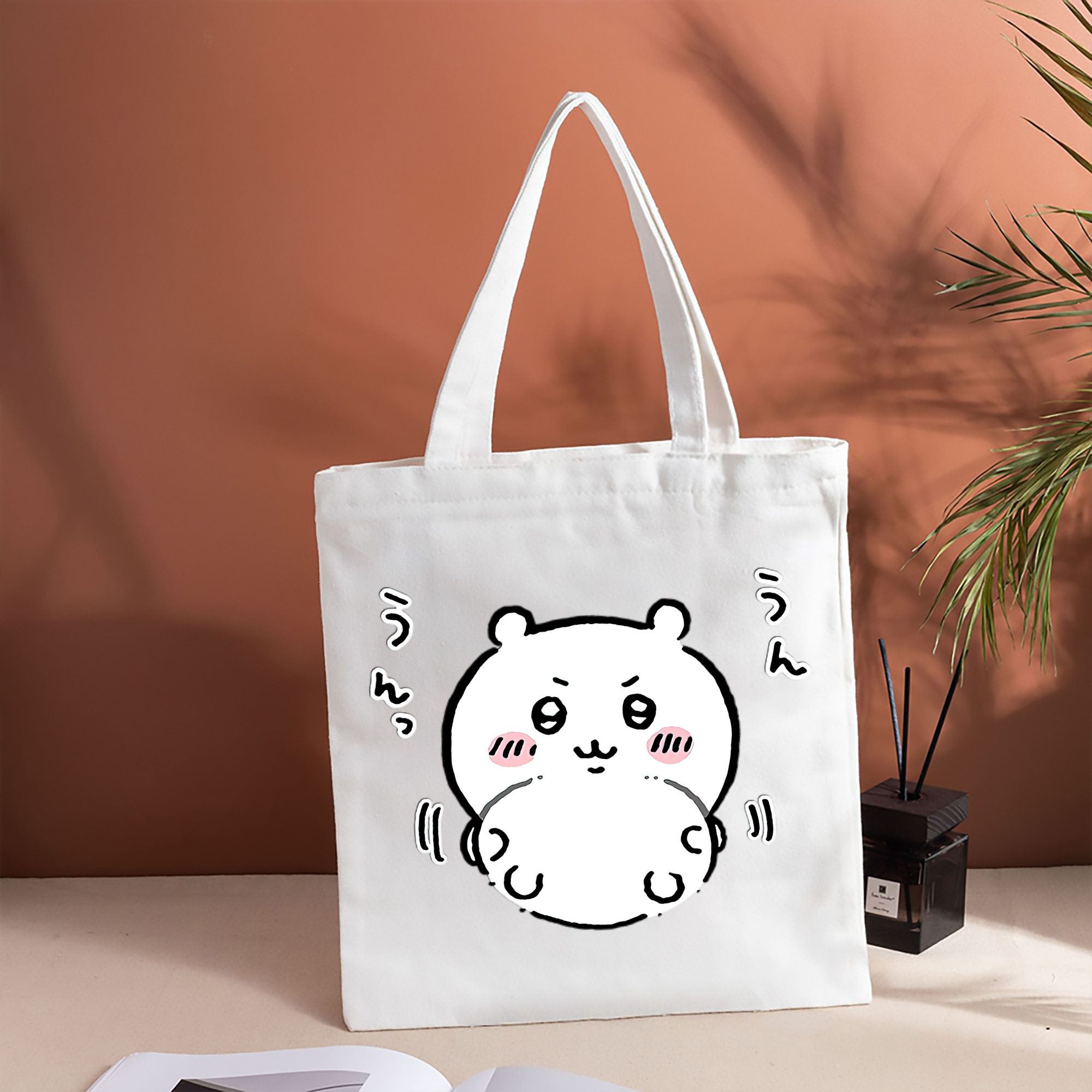 ちいかわ ちいかわ Chii-kawa chiikawa 縦型キャンバス生地手提げバッグ　トートバッグ