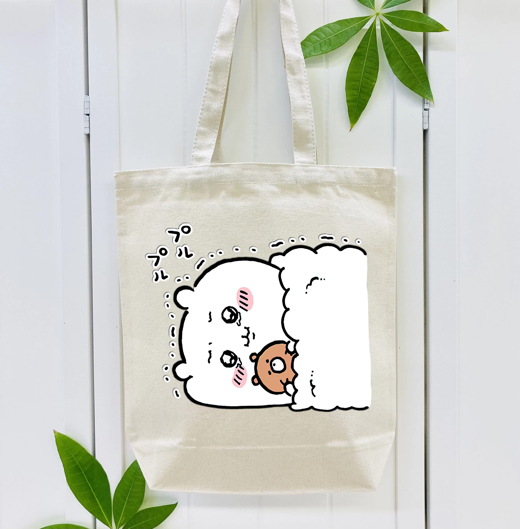 ちいかわ ちいかわ Chii-kawa chiikawa 縦型キャンバス生地手提げバッグ　トートバッグ