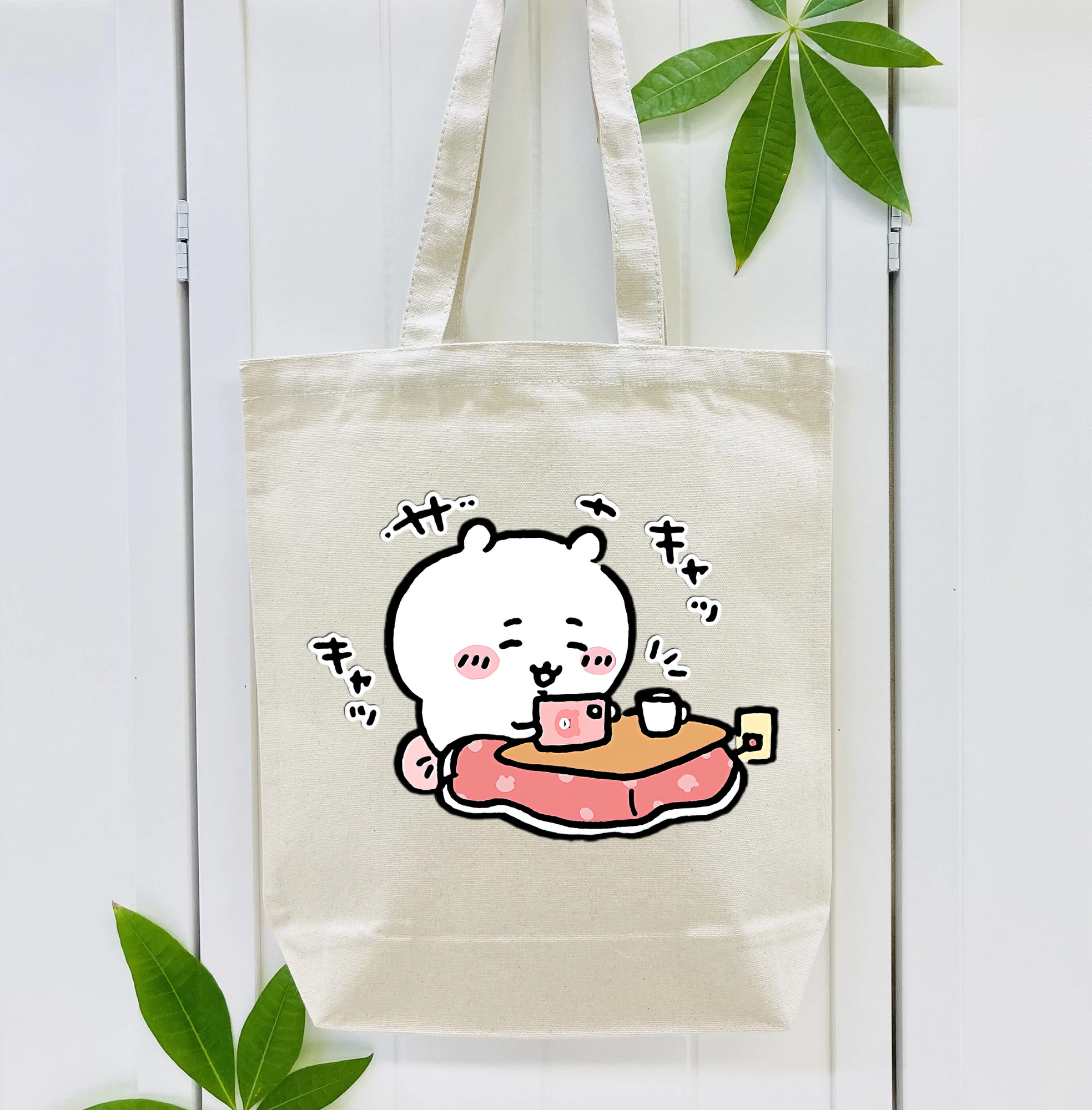ちいかわ ちいかわ Chii-kawa chiikawa 縦型キャンバス生地手提げバッグ　トートバッグ