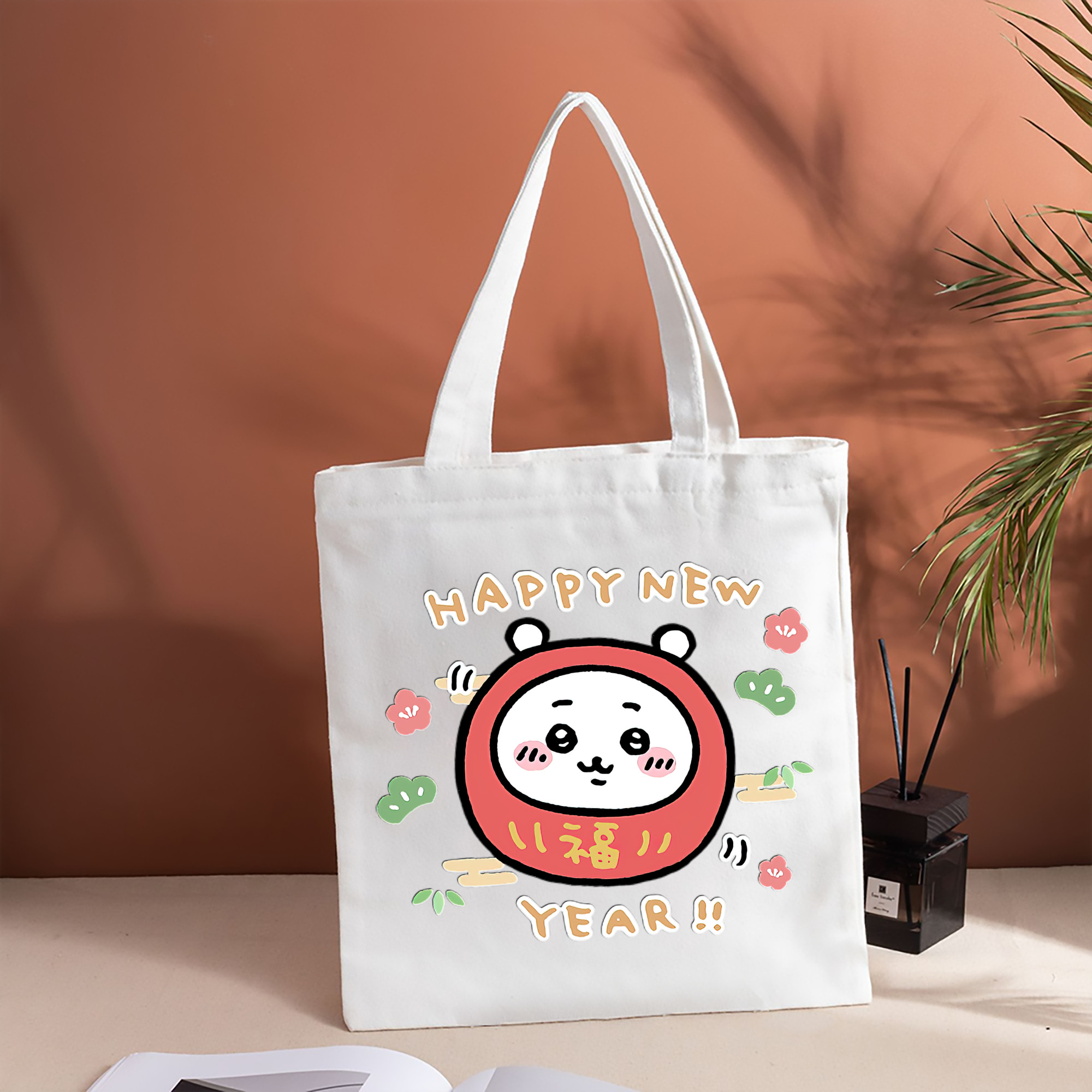 ちいかわ ちいかわ Chii-kawa chiikawa 縦型キャンバス生地手提げバッグ　トートバッグ