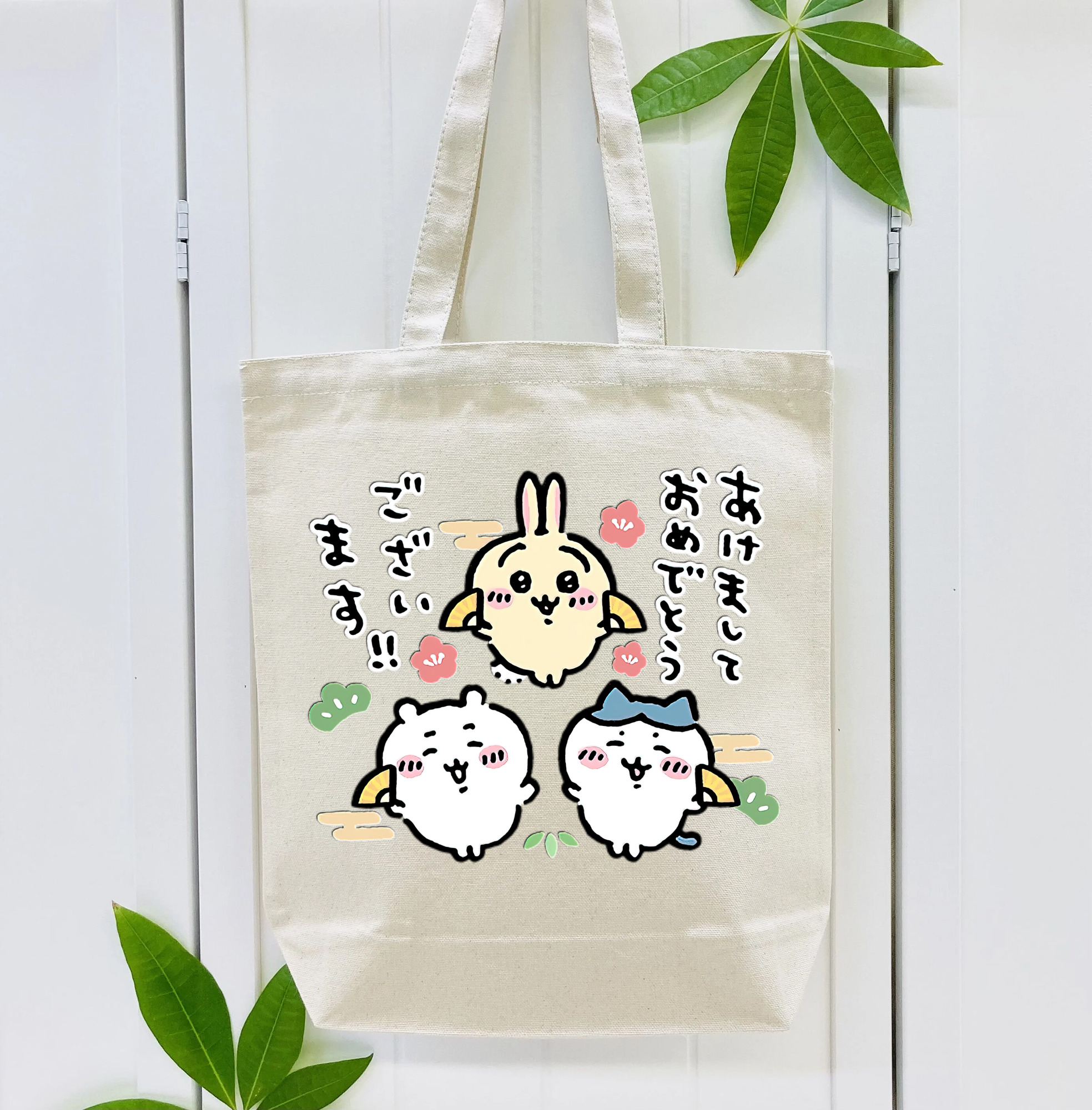 ちいかわ ちいかわ Chii-kawa chiikawa 縦型キャンバス生地手提げバッグ　トートバッグ